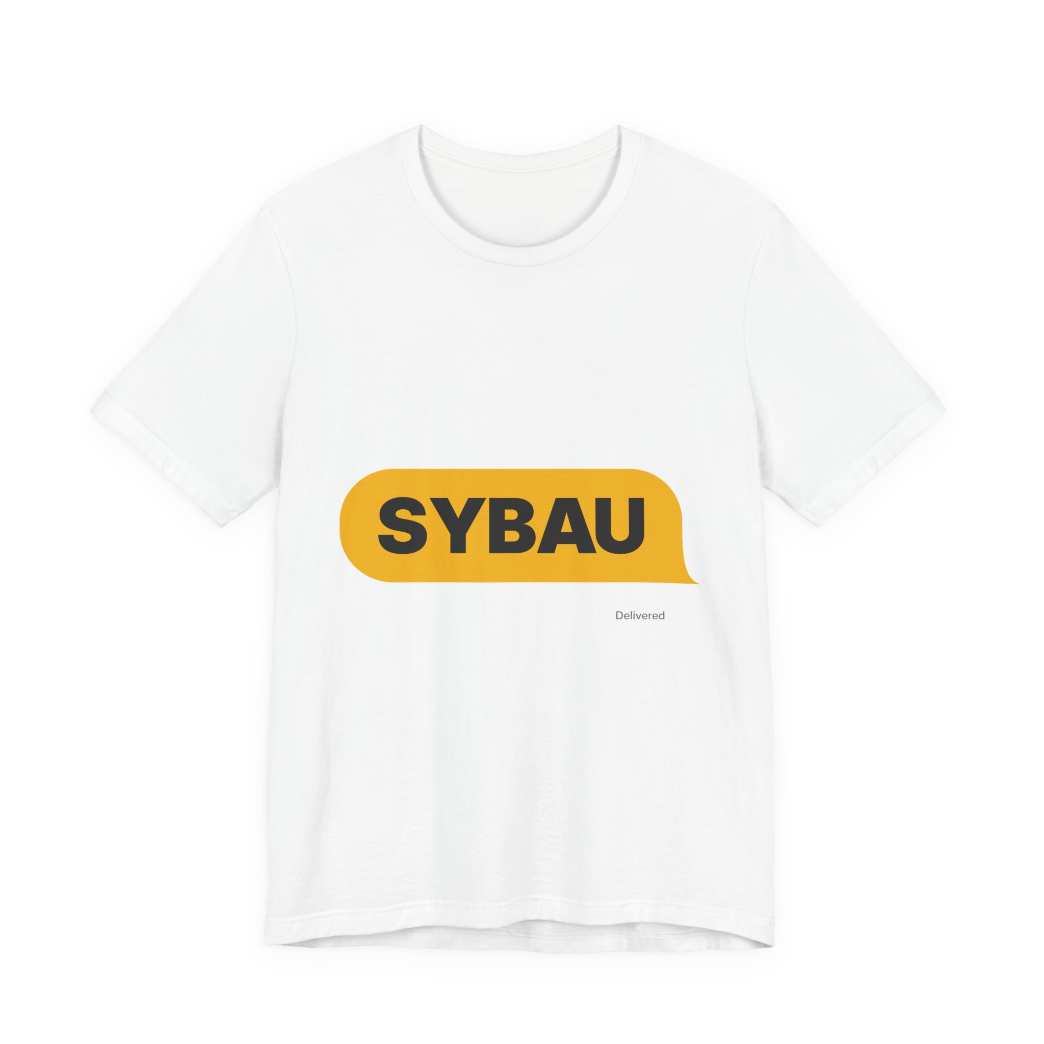 SYBAU Text Bubble Tee in White