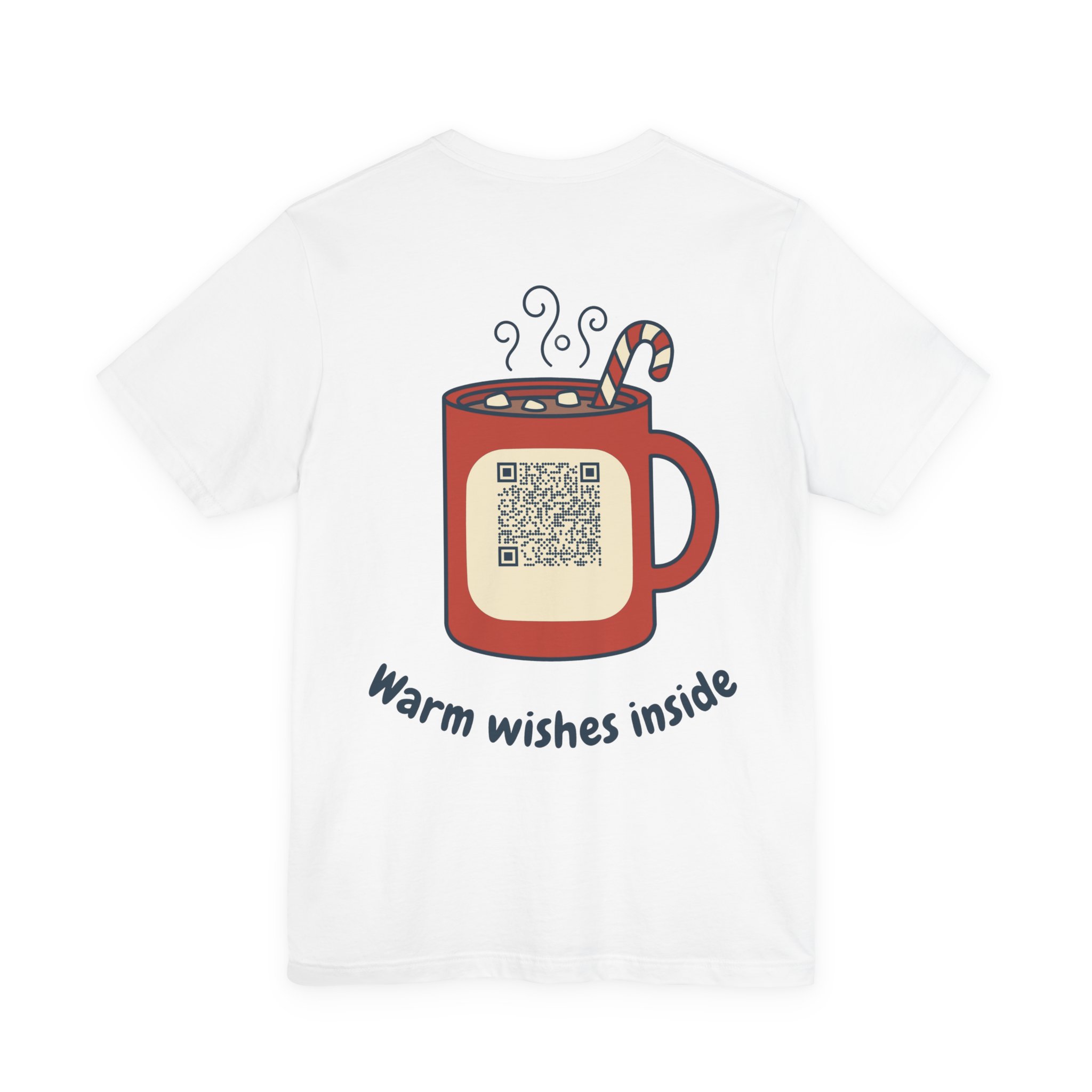 Warm Wishes Inside Ripplegram Tee in White
