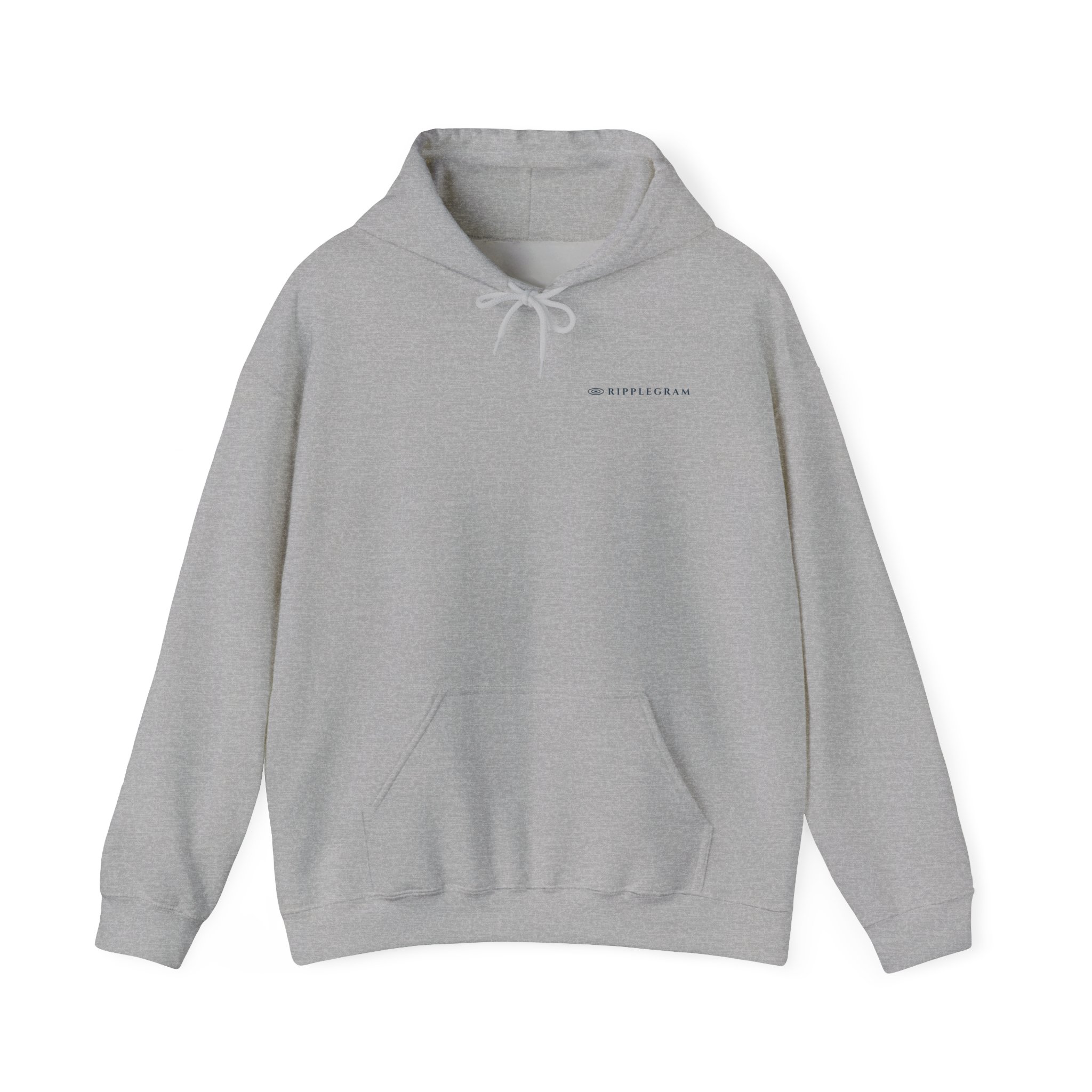 Oh Snap! Gingerbread Ripplegram Hoodie in Sport Grey, alternate view