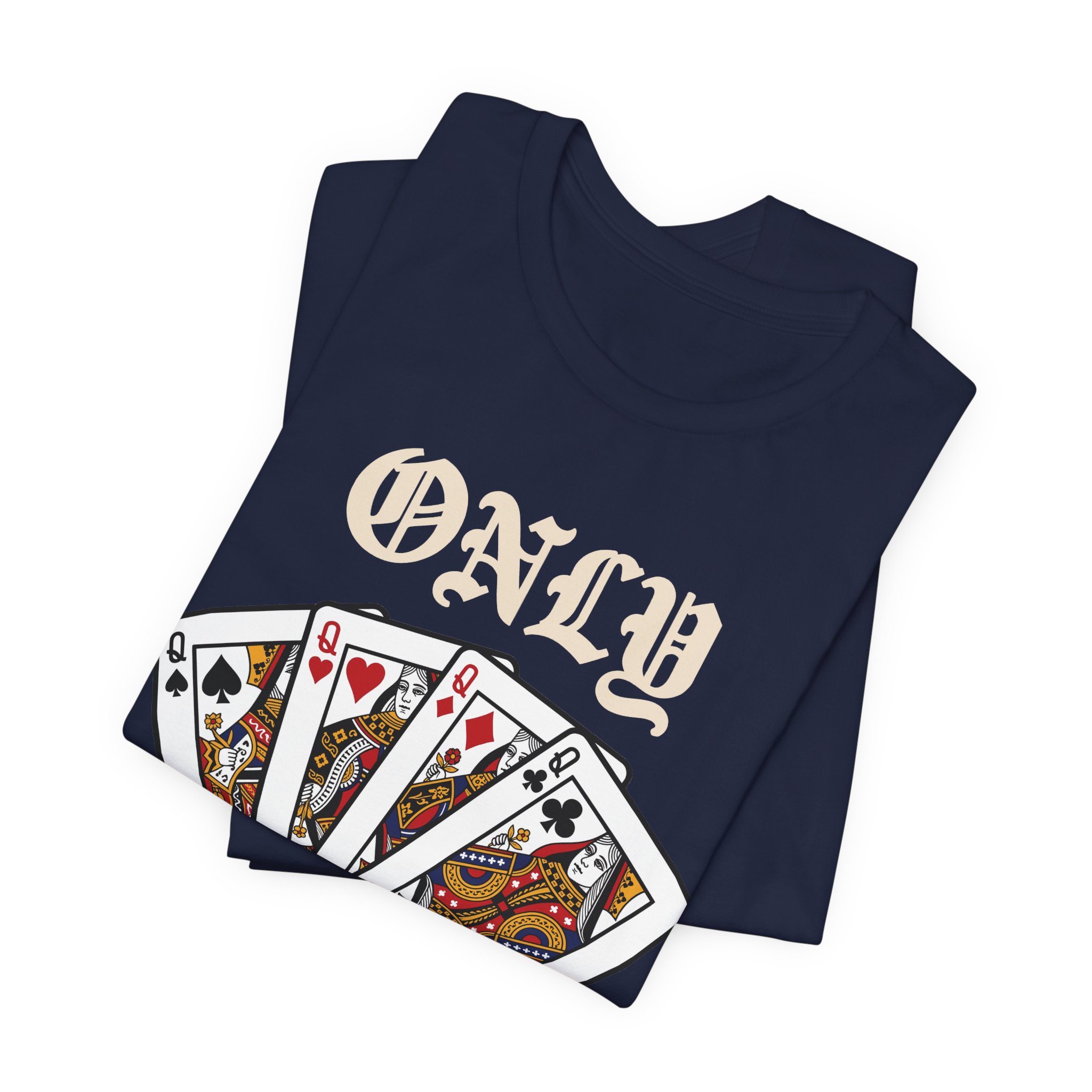 Only Queens Get It Tee in Navy, alternate view