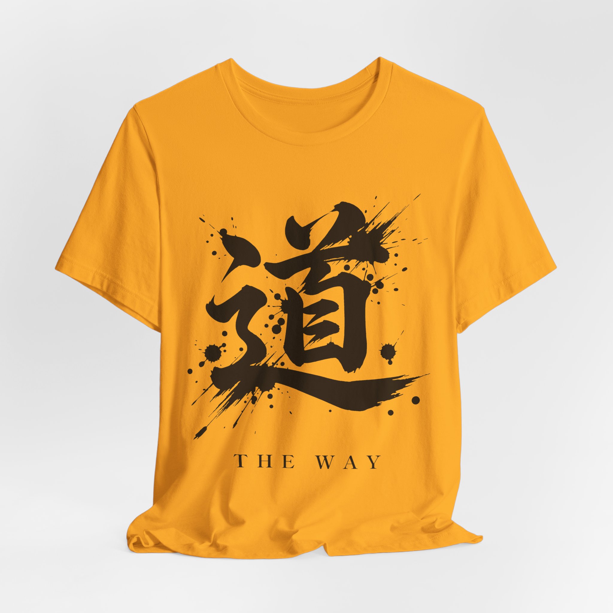 The Way Kanji Tee in Gold, alternate view
