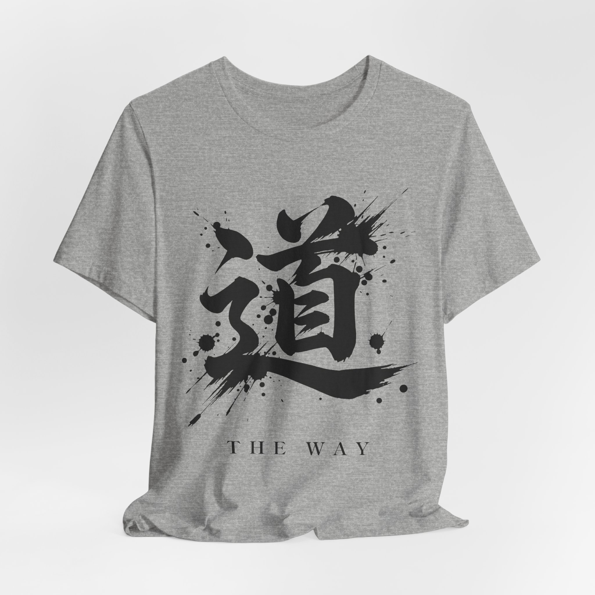 The Way Kanji Tee in Athletic Heather, alternate view