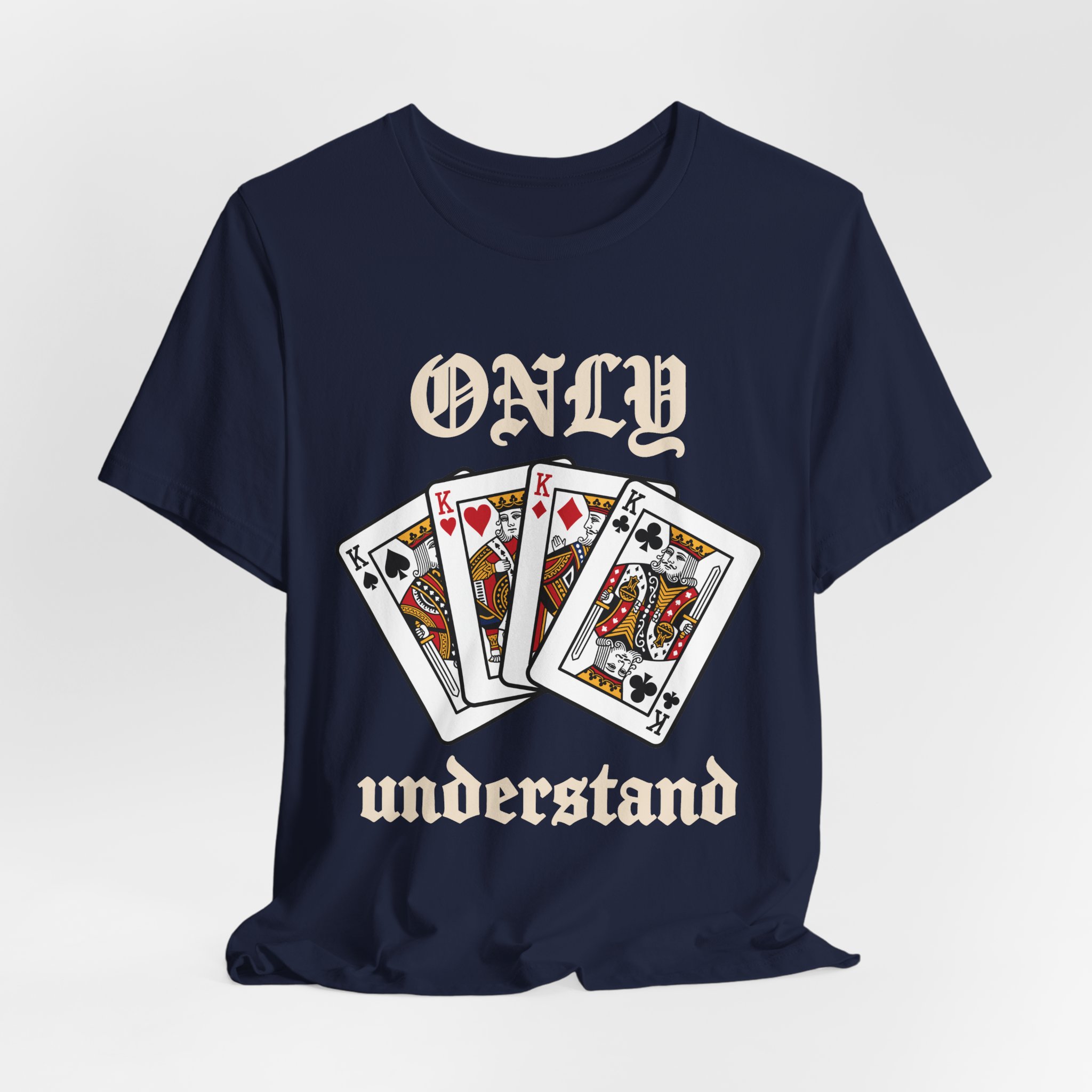 Only Kings Understand Tee in Navy, alternate view