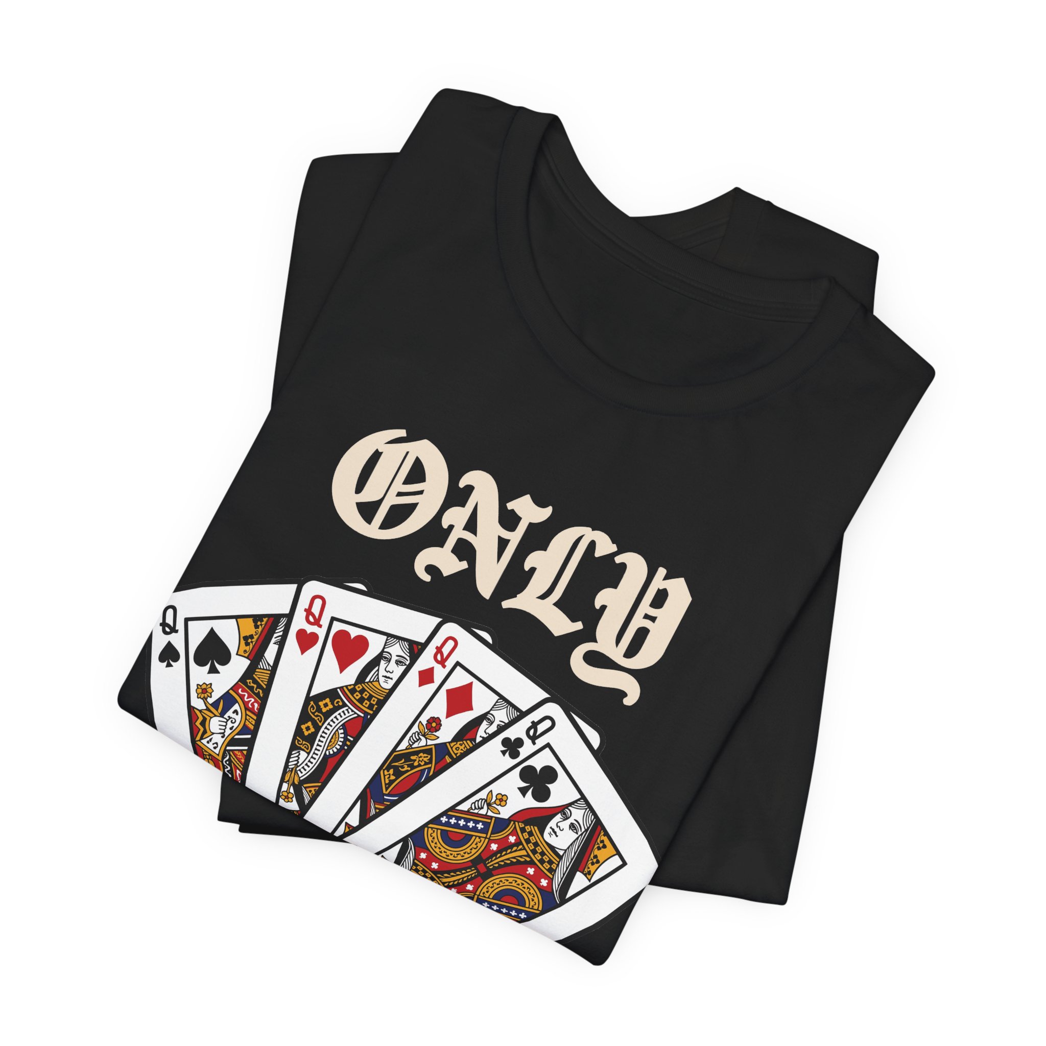Only Queens Get It Tee in Black, alternate view