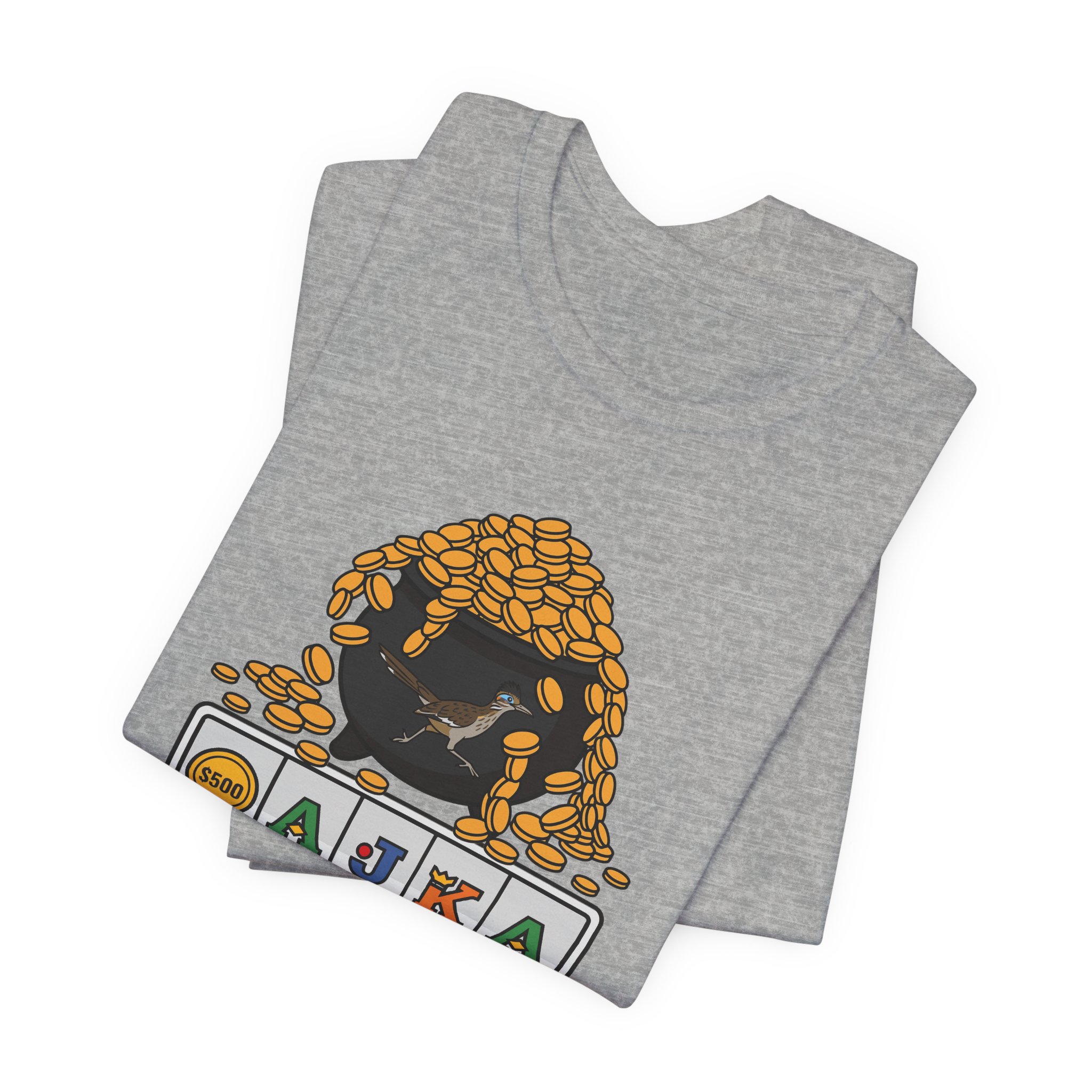 Spinniest Deadiest Tee (Full Color) in Athletic Heather, alternate view