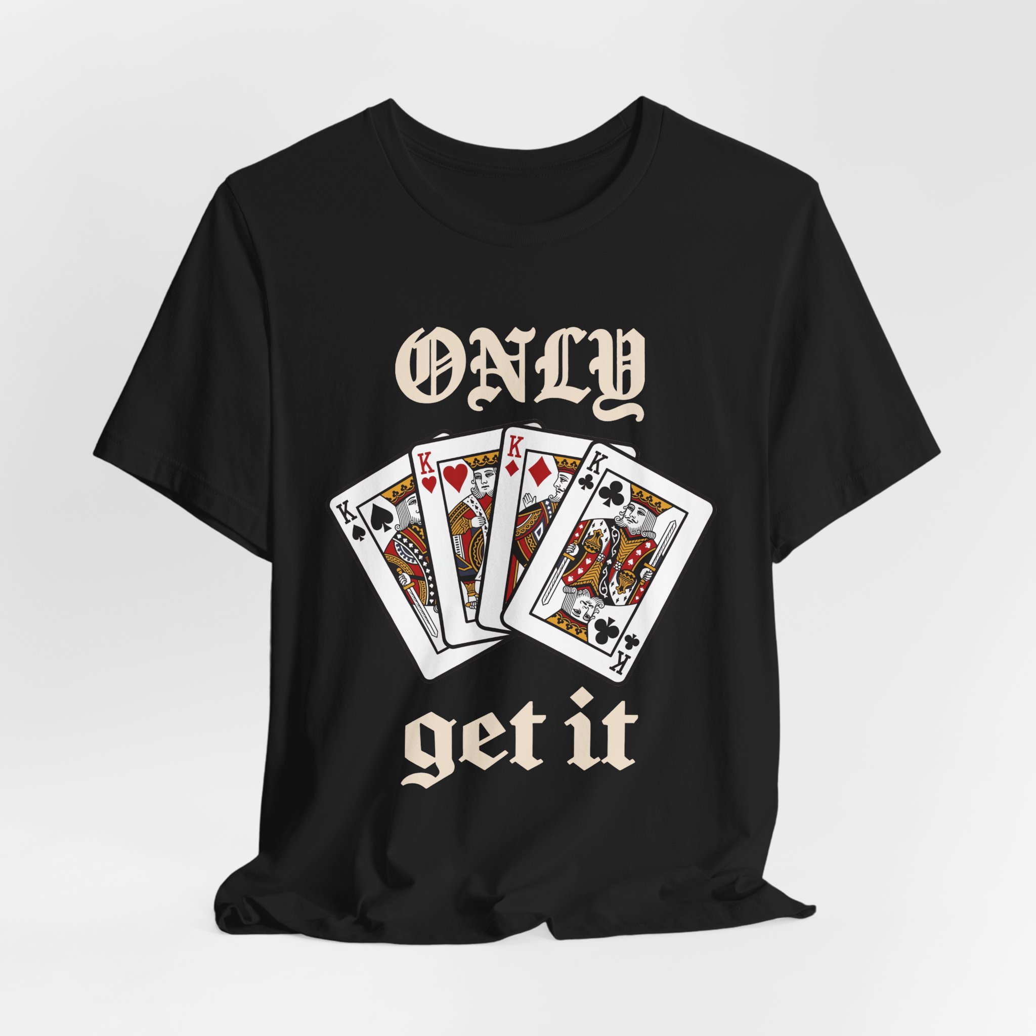 Only Kings Get It Tee in Black, alternate view