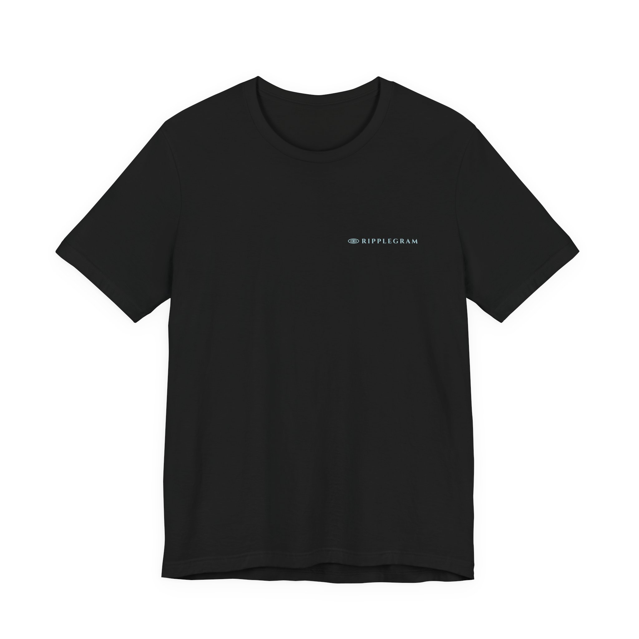 O Holy Night Ripplegram Tee in Black, alternate view