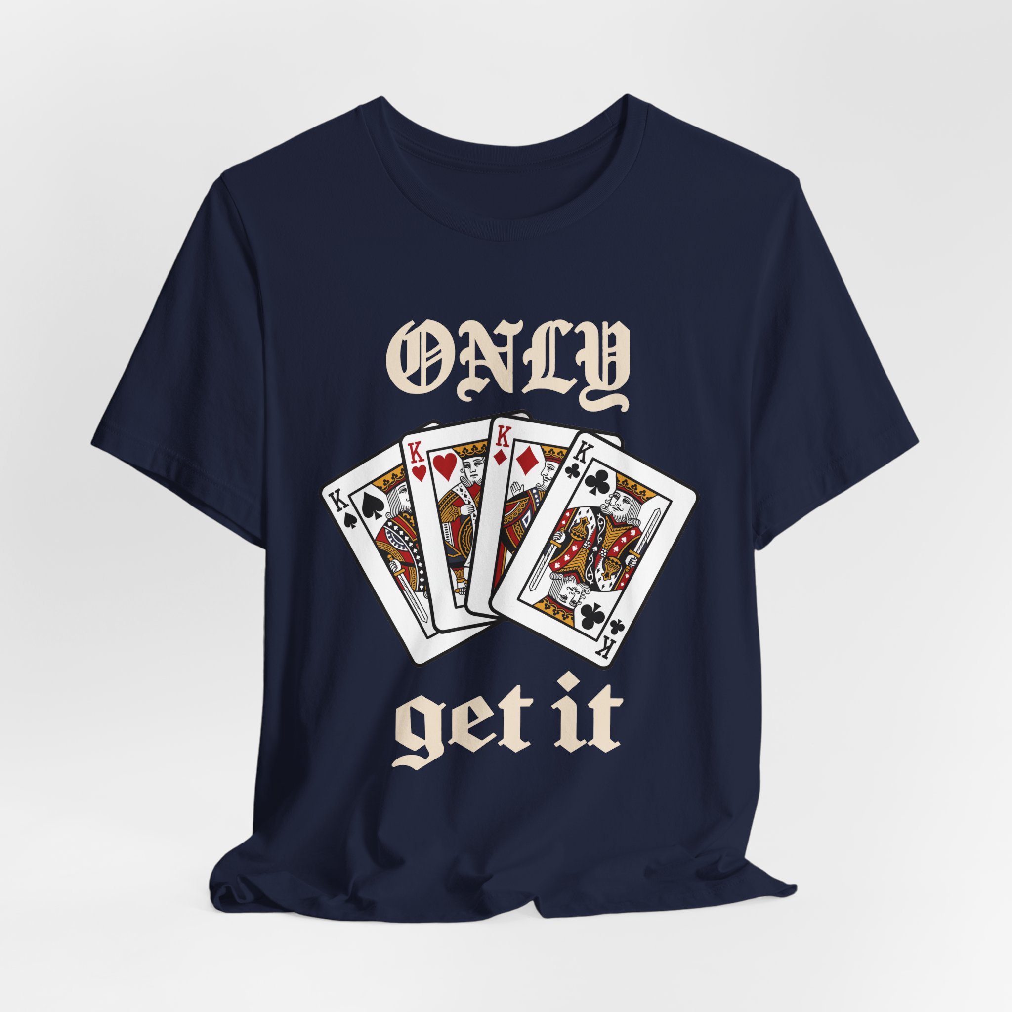 Only Kings Get It Tee in Navy, alternate view