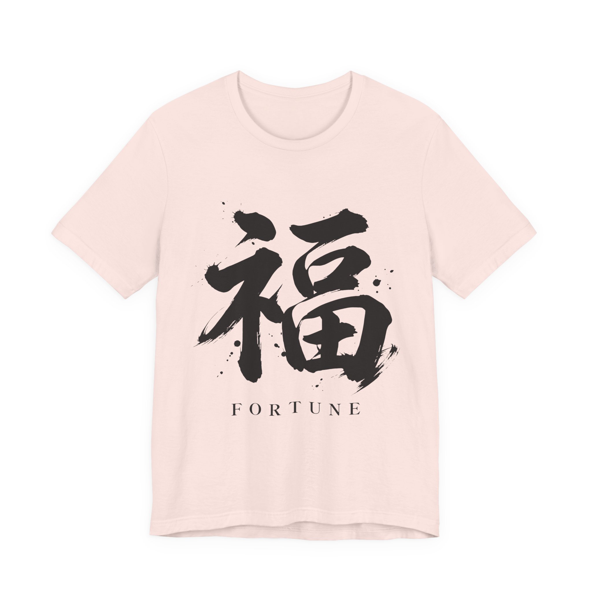 Fortune Kanji Tee in Soft Pink