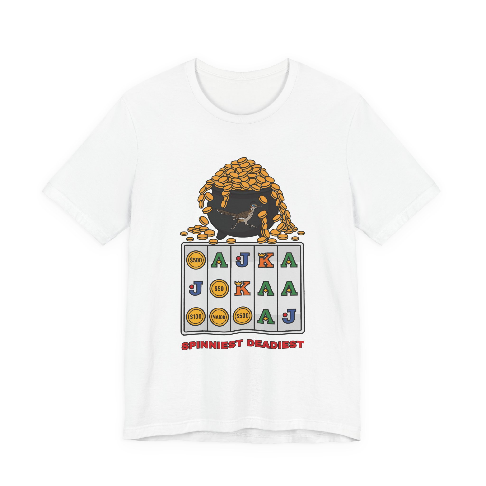 Spinniest Deadiest Tee (Full Color) in White