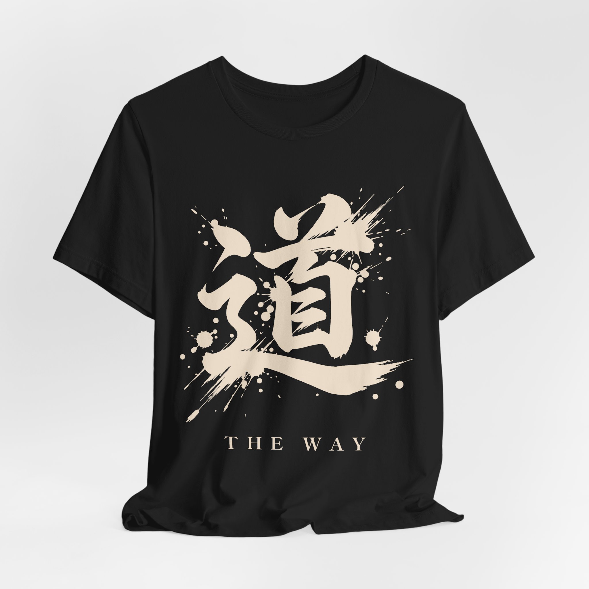 The Way Kanji Tee in Black, alternate view