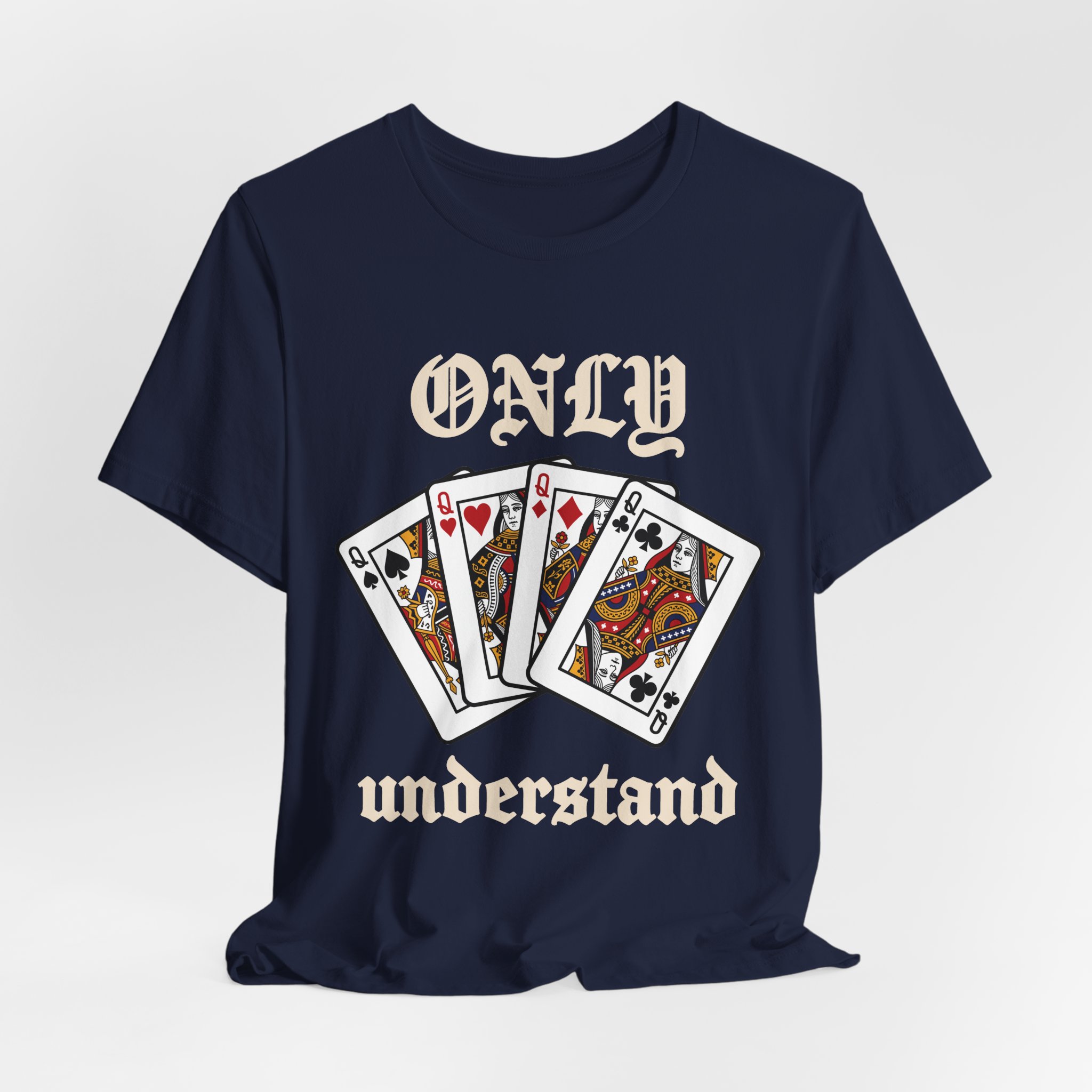 Only Queens Understand Tee in Navy, alternate view