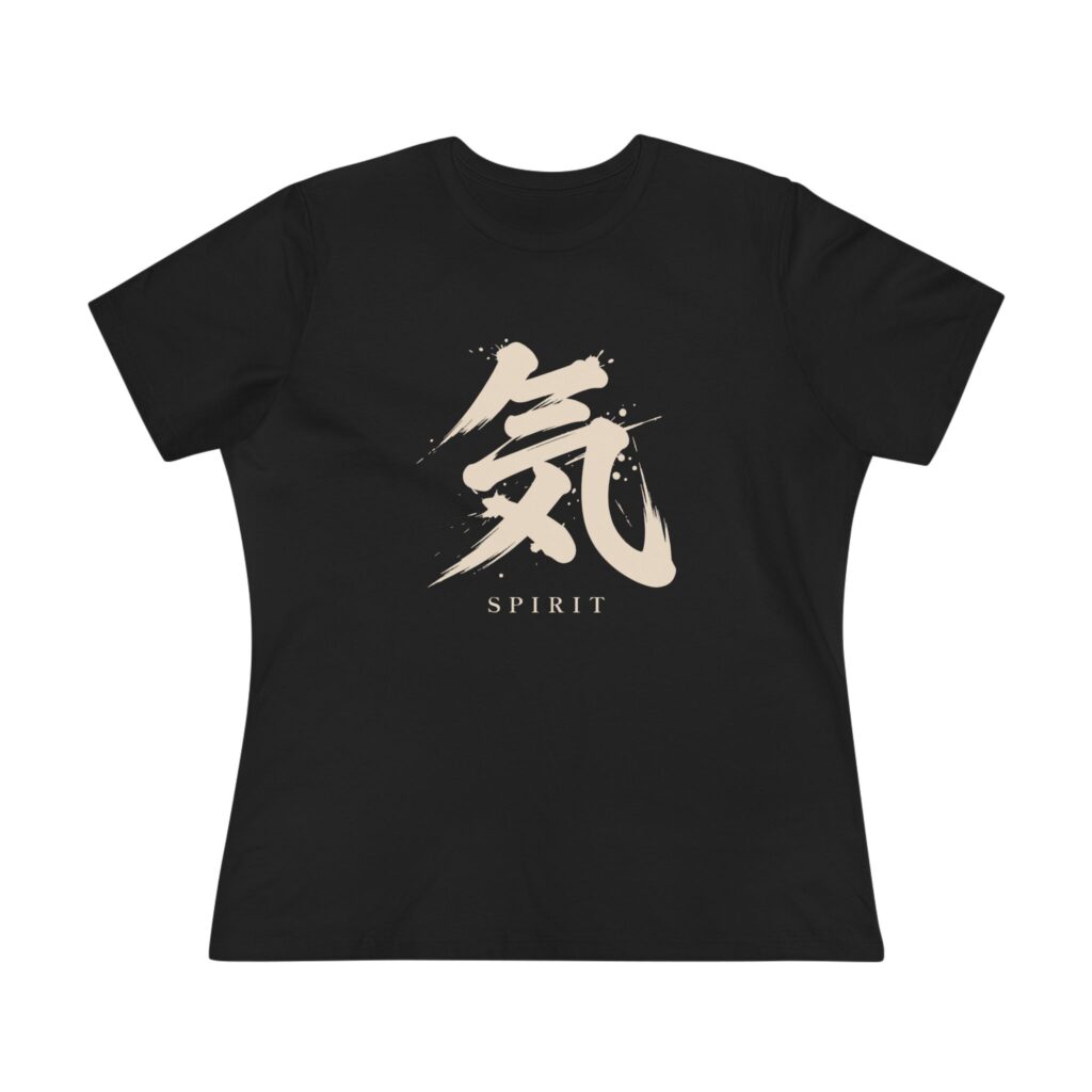 Spirit Kanji Women's Tee in Black