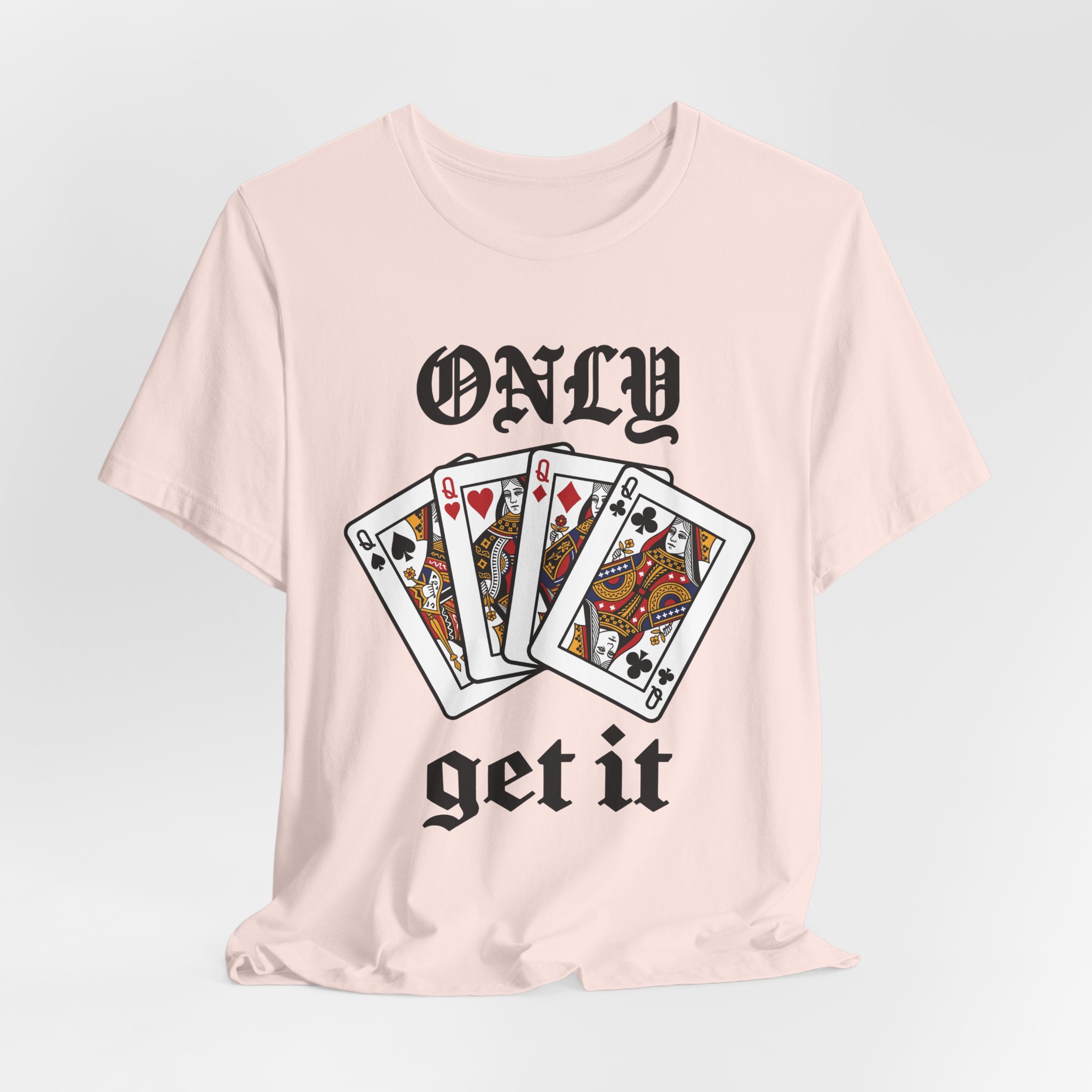 Only Queens Get It Tee in Soft Pink, alternate view