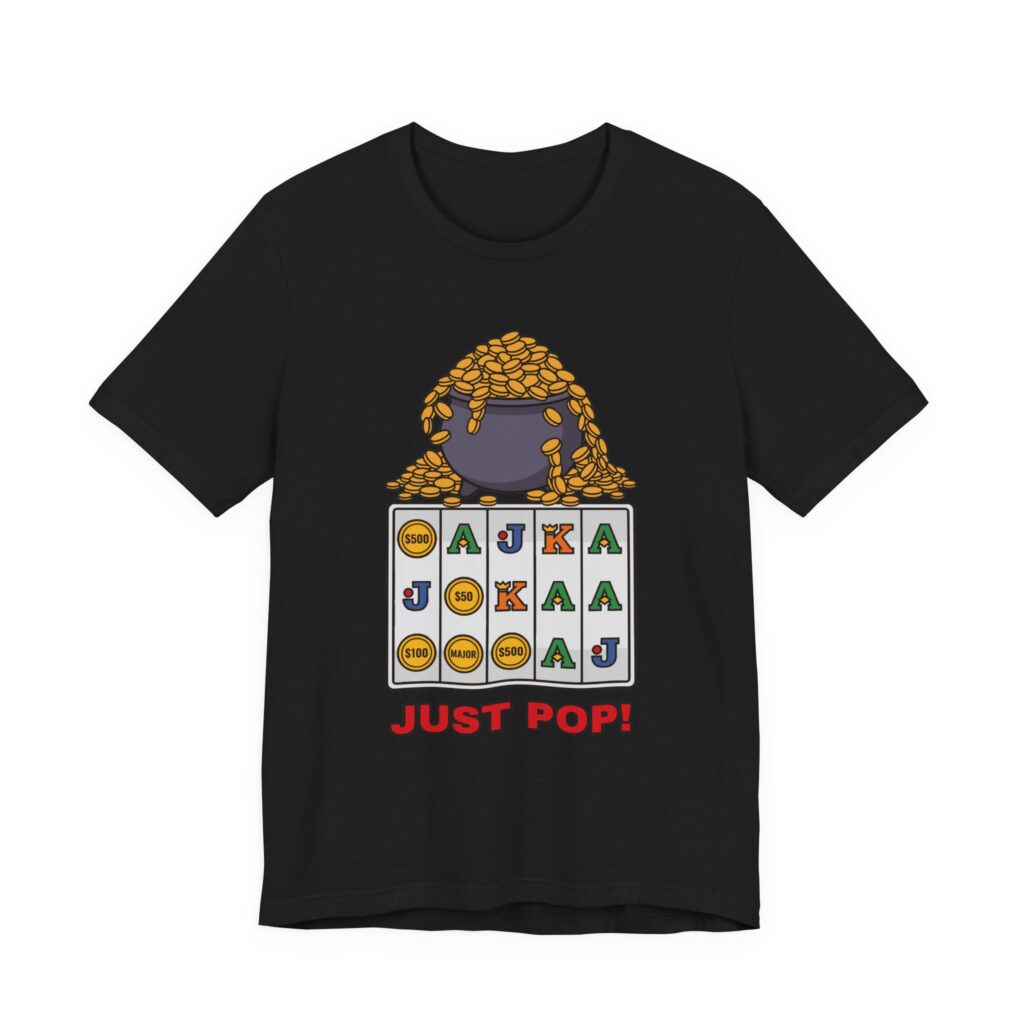 Just Pop! Tee (Full Color) in Black
