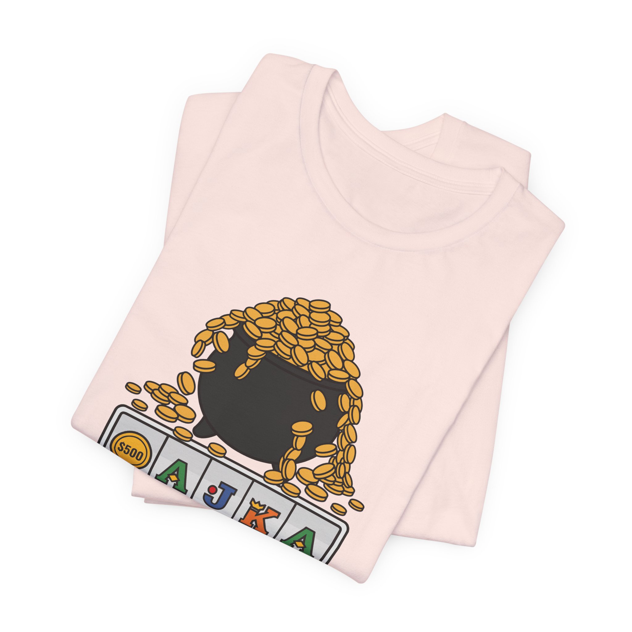 Bust Already! Tee (Full Color) in Soft Pink, alternate view