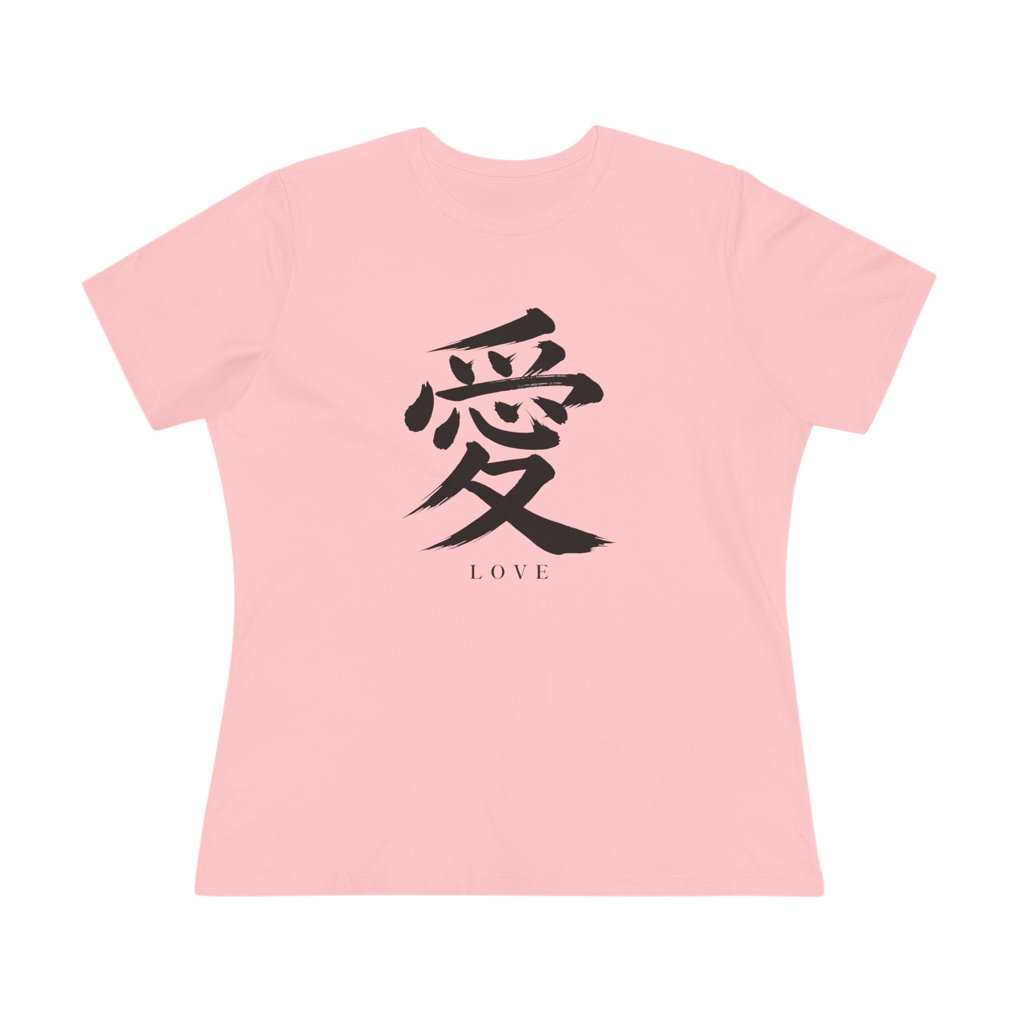 Love Kanji Women's Tee in Pink
