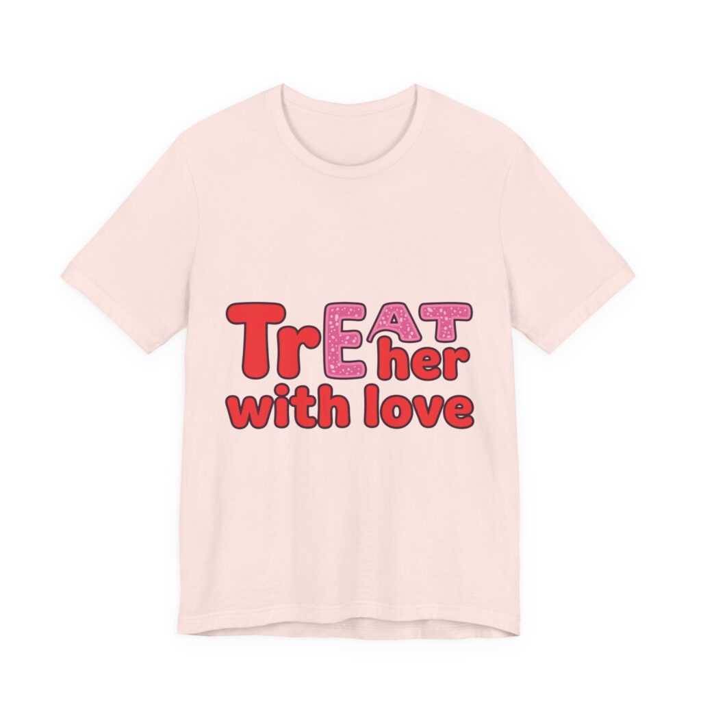 Treat Her With Love (Sprinkles) Tee in Soft Pink