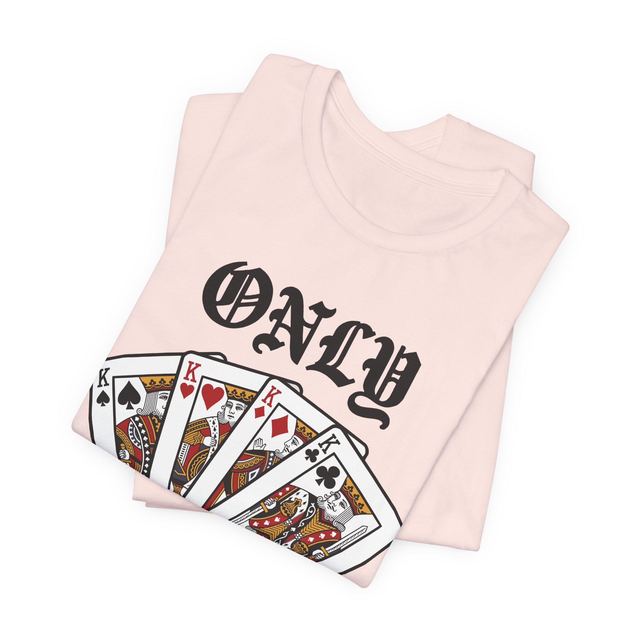 Only Kings Get It Tee in Soft Pink, alternate view