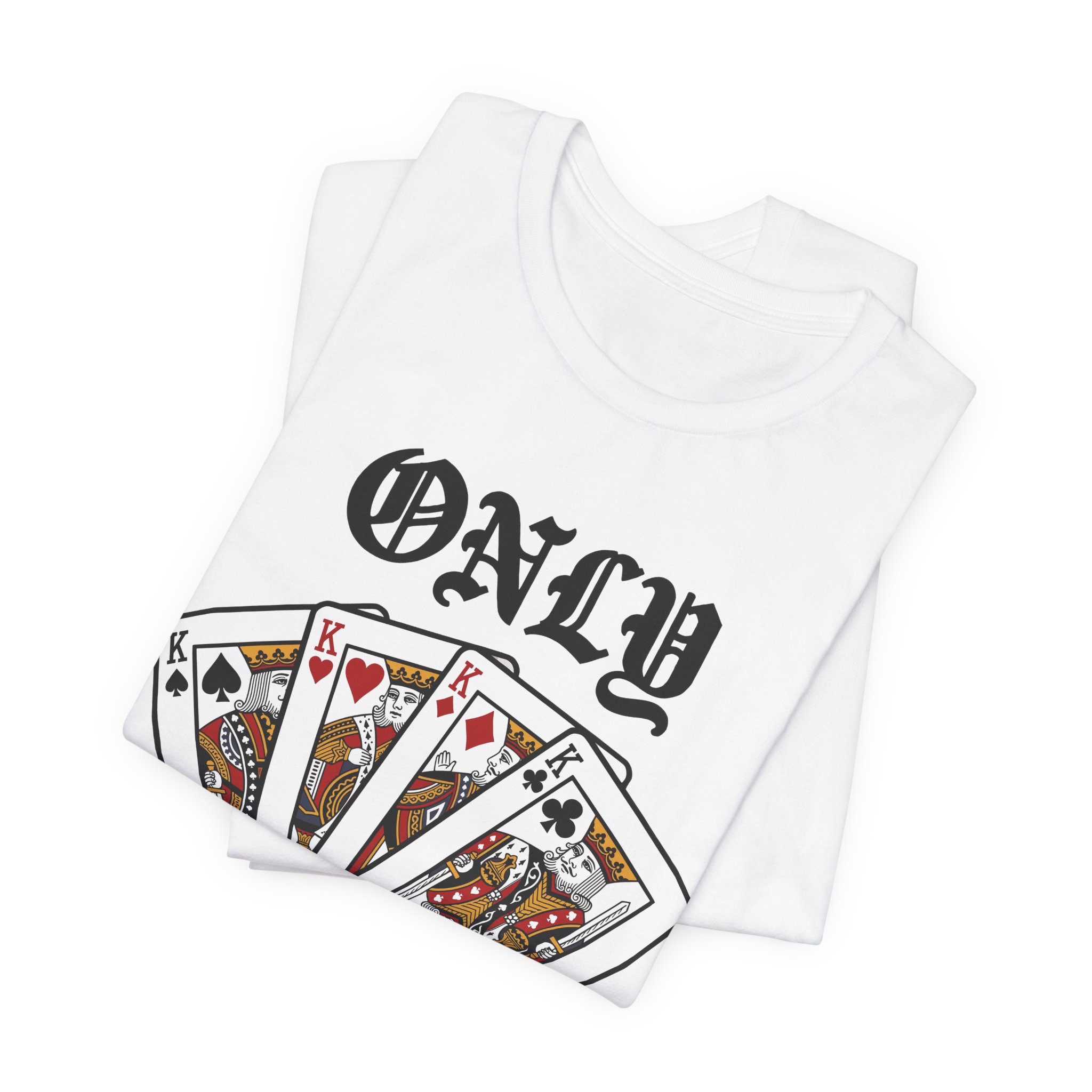 Only Kings Get It Tee in White, alternate view
