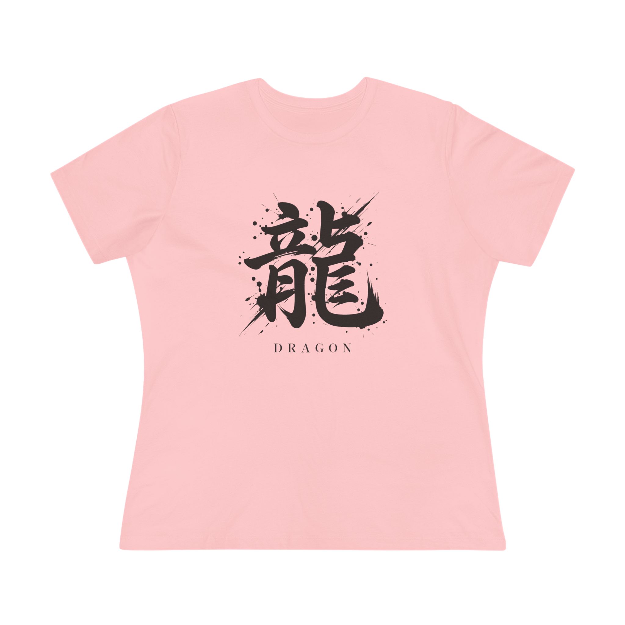 Dragon Kanji Women's Tee in Pink