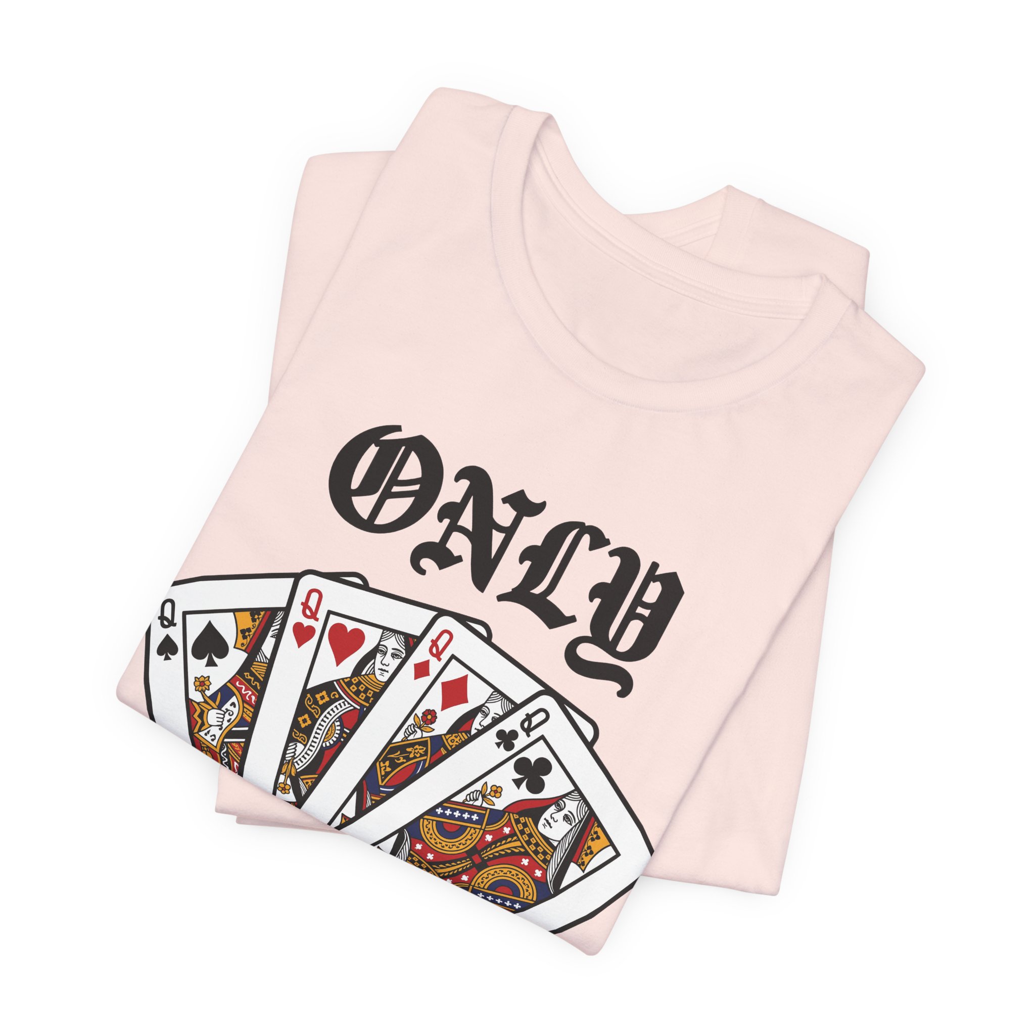 Only Queens Get It Tee in Soft Pink, alternate view