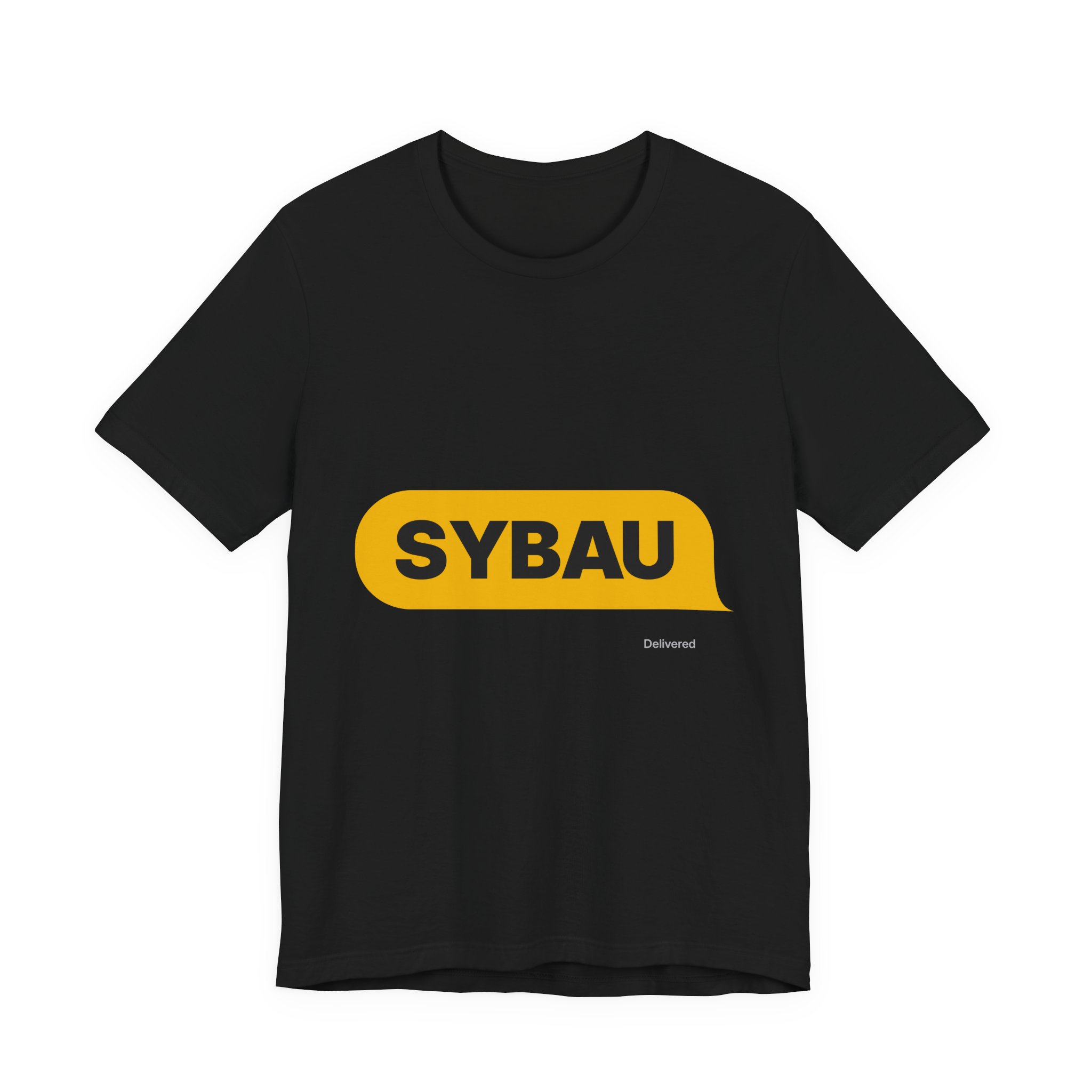 SYBAU Text Bubble Tee in Black
