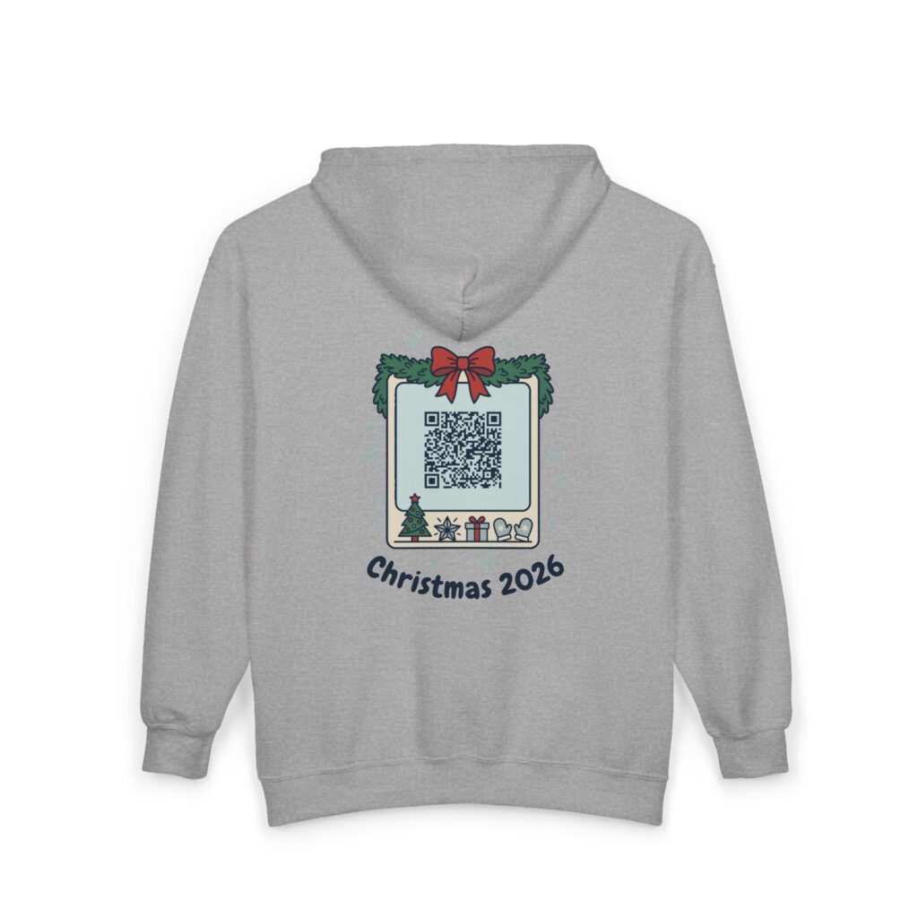 Christmas 2026 Ripplegram Full-Zip Hoodie in Sport Grey