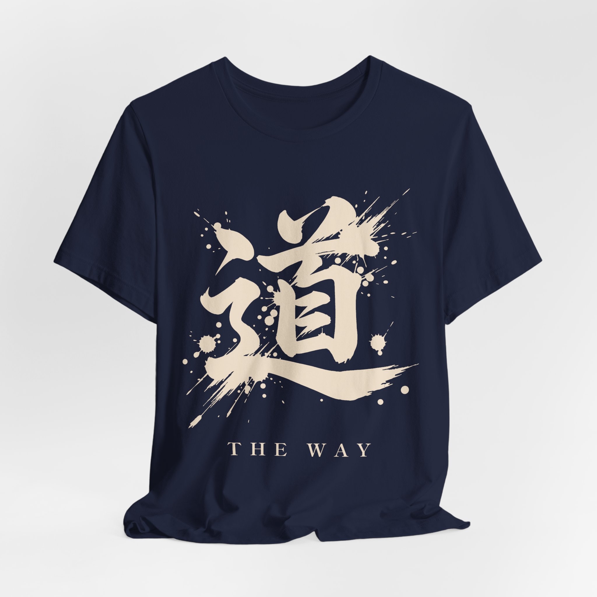 The Way Kanji Tee in Navy, alternate view
