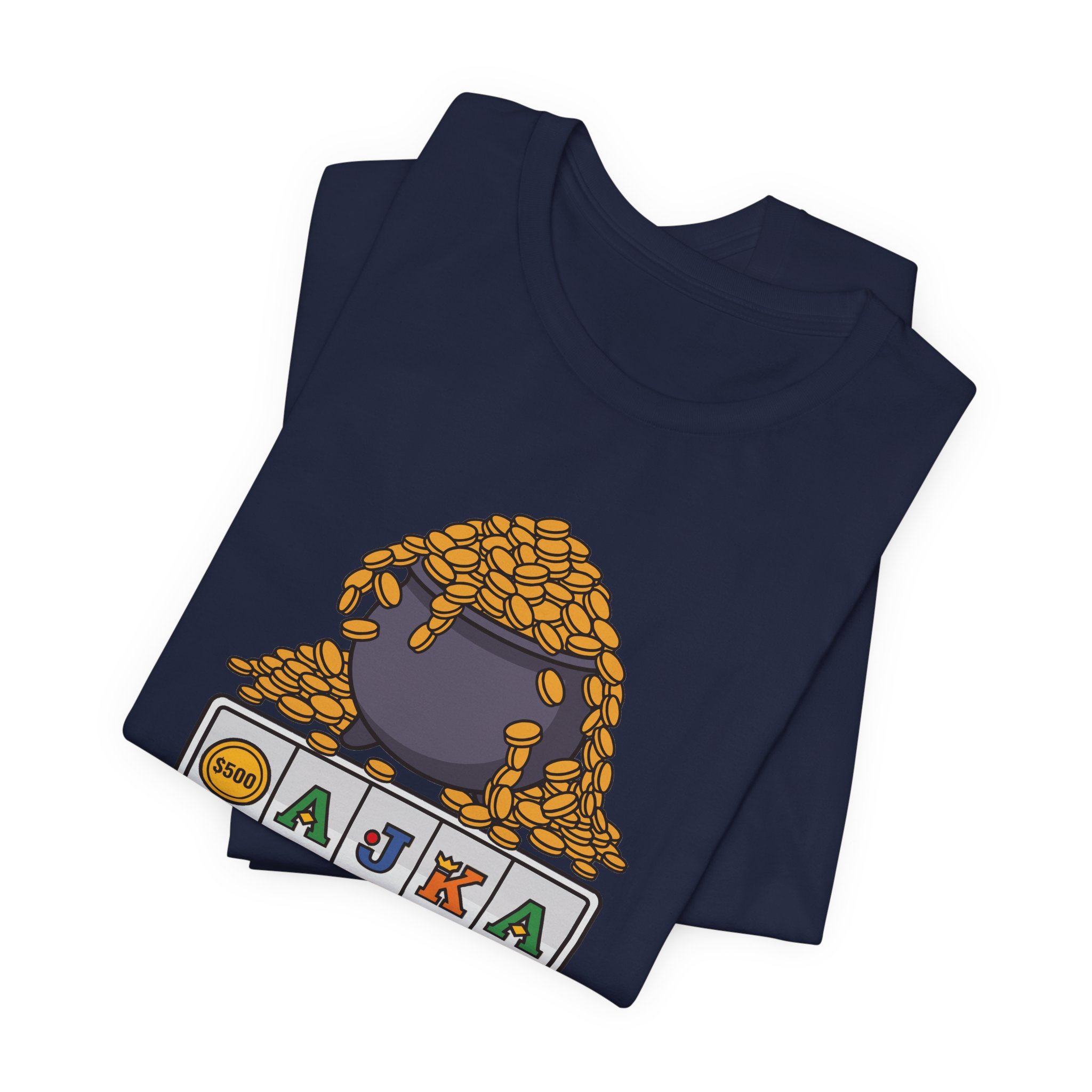 Just Pop! Tee (Full Color) in Navy, alternate view