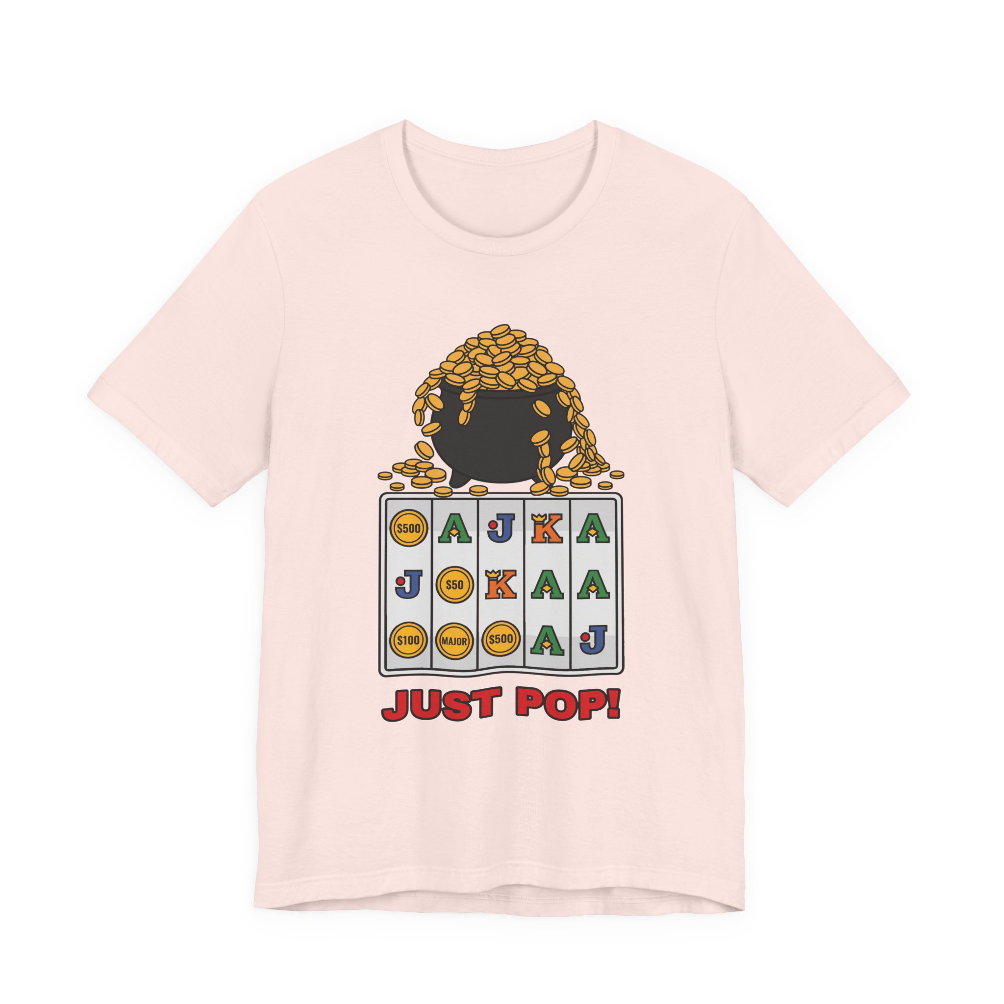 Just Pop! Tee (Full Color) in Soft Pink