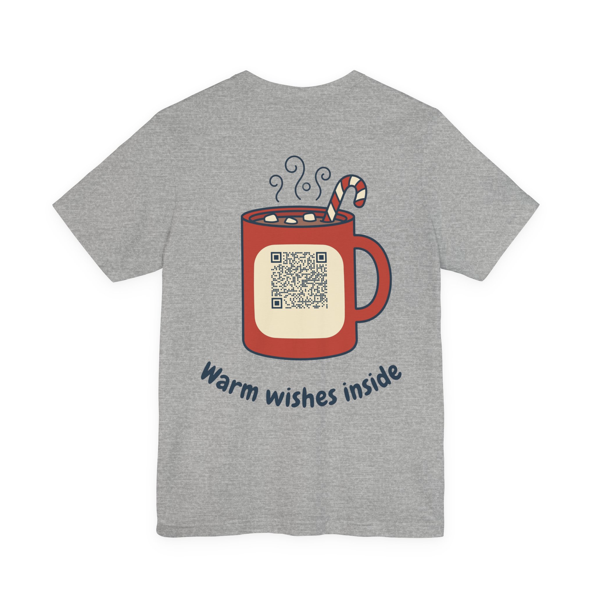 Warm Wishes Inside Ripplegram Tee in Athletic Heather