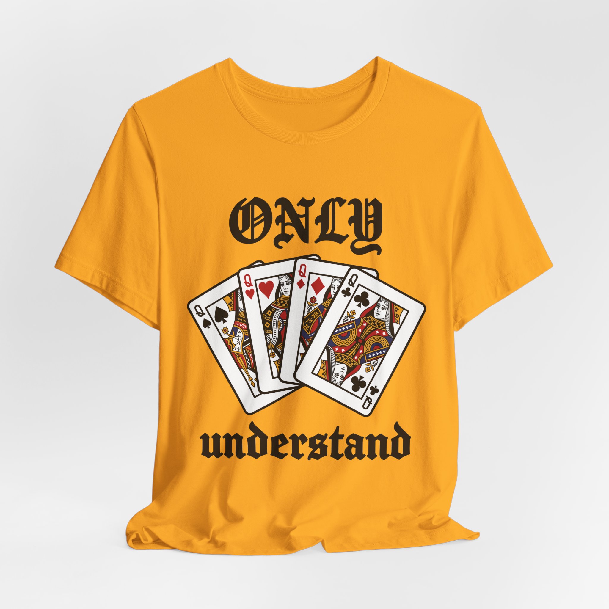 Only Queens Understand Tee in Gold, alternate view