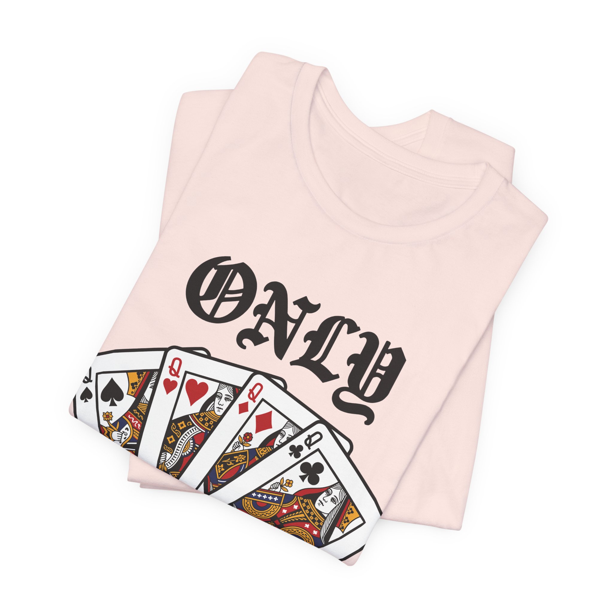 Only Queens Understand Tee in Soft Pink, alternate view