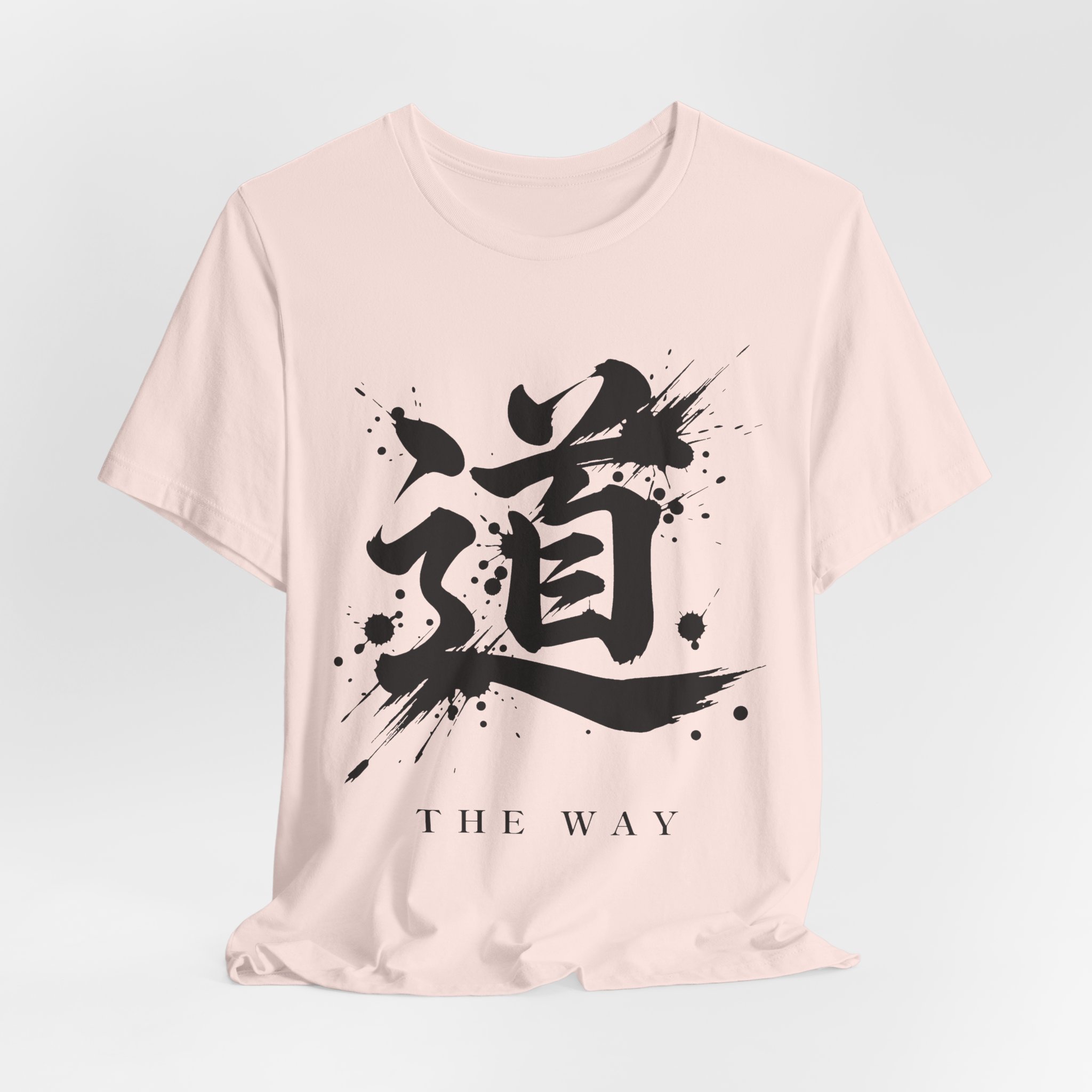 The Way Kanji Tee in Soft Pink, alternate view