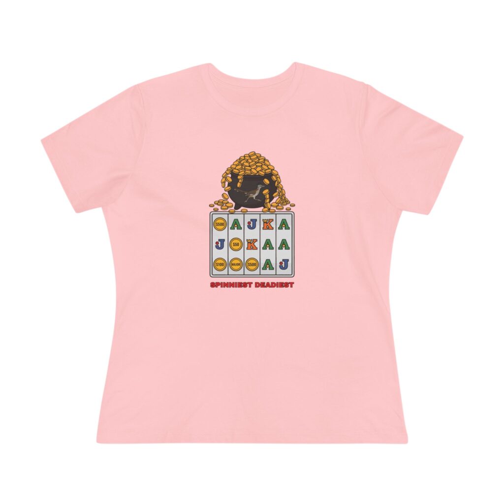 Spinniest Deadiest Women's Tee (Full Color) in Pink