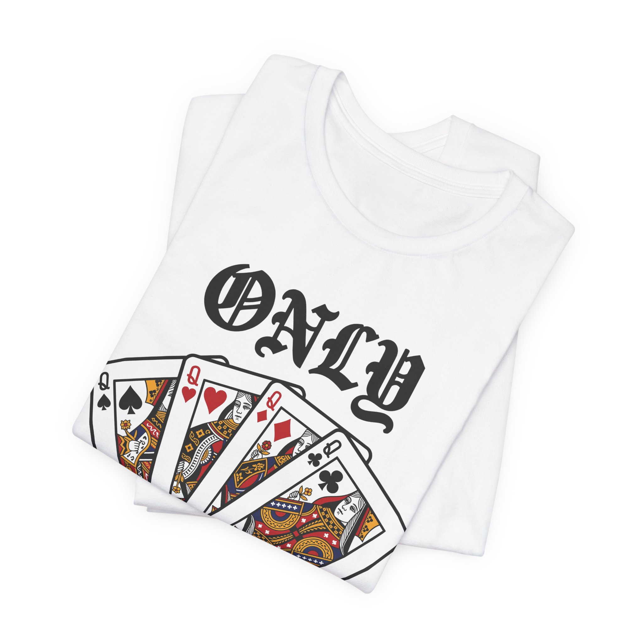 Only Queens Get It Tee in White, alternate view