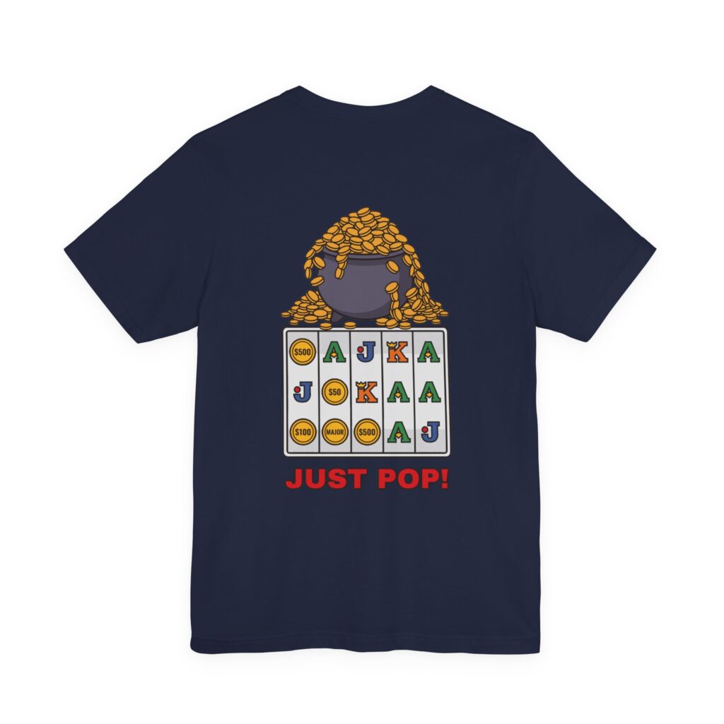 Just Pop! Tee (Back Print) in Navy