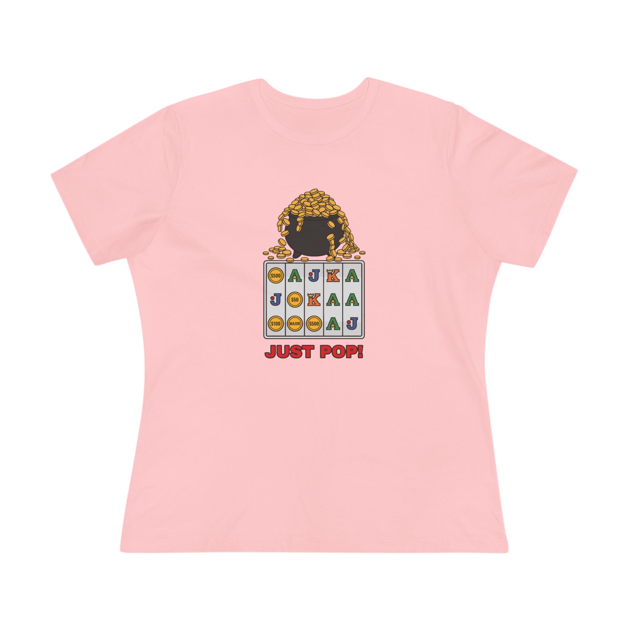 Just Pop! Women's Tee (Full Color) in Pink