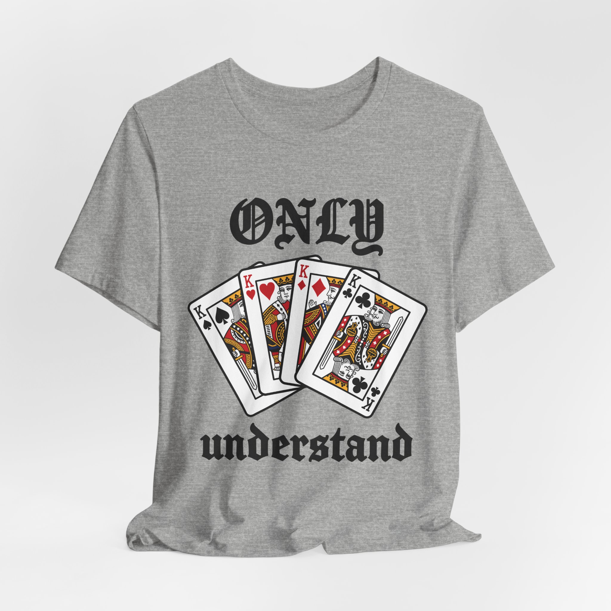 Only Kings Understand Tee in Athletic Heather, alternate view