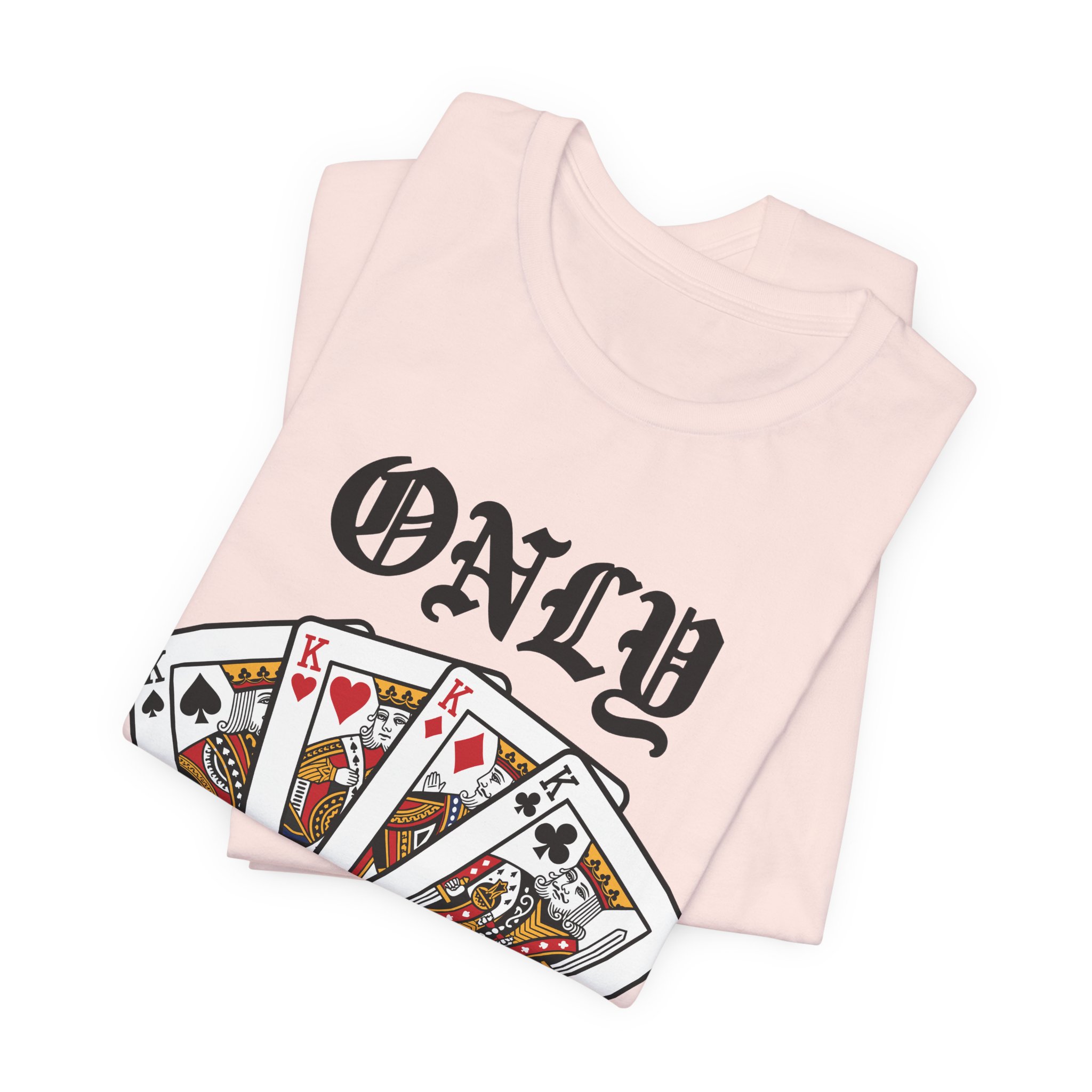 Only Kings Understand Tee in Soft Pink, alternate view