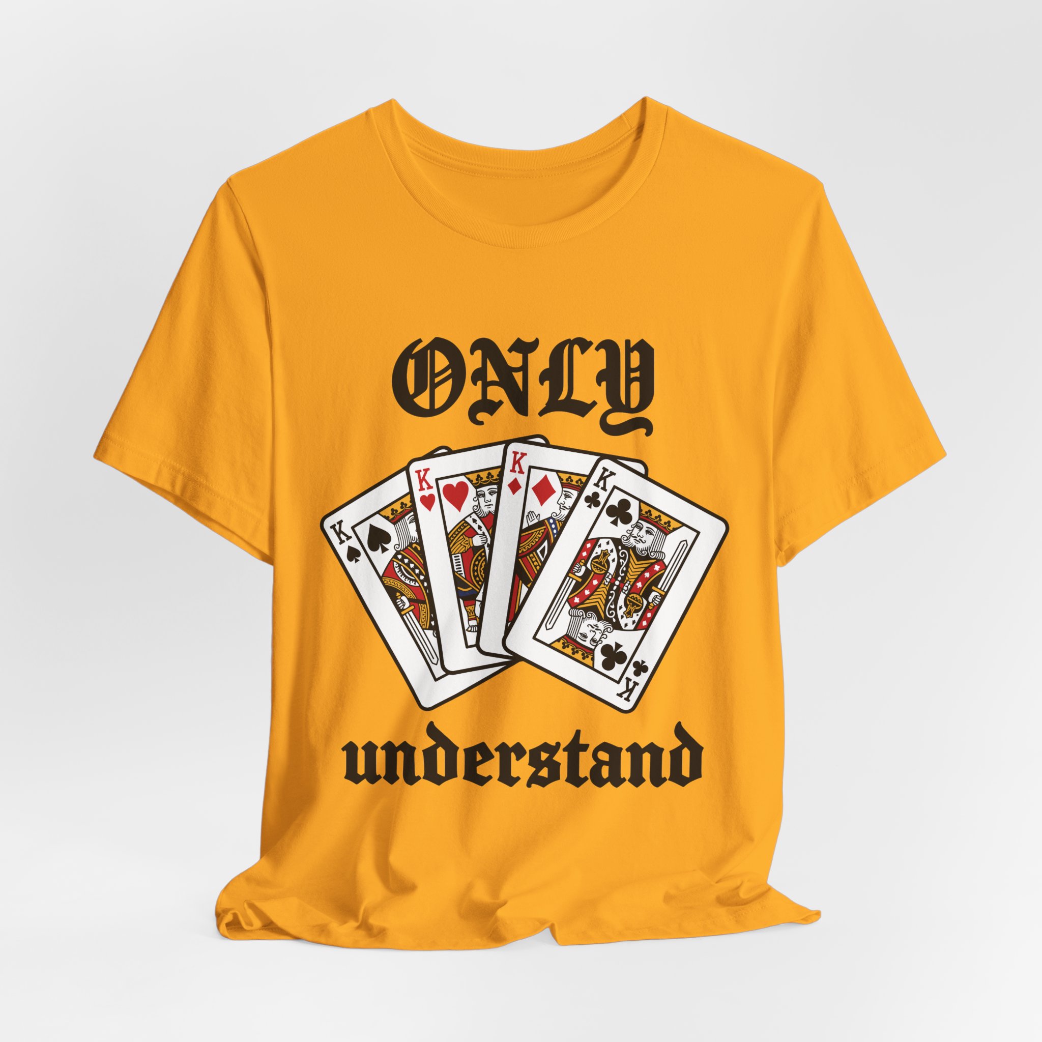 Only Kings Understand Tee in Gold, alternate view