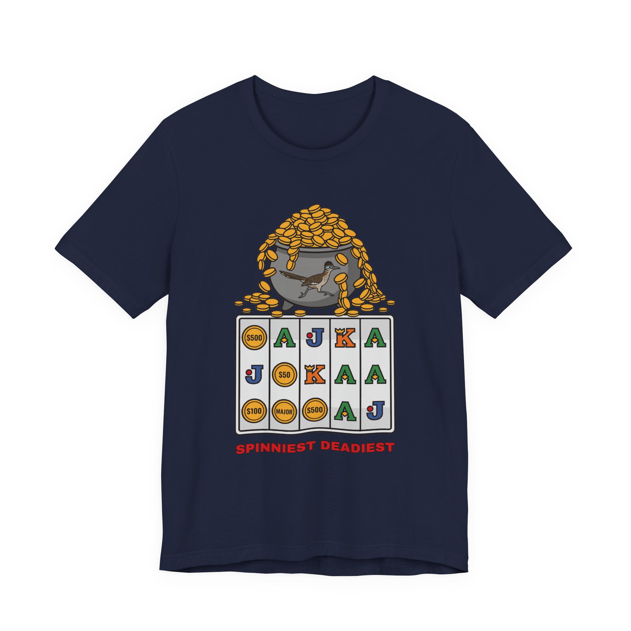 Spinniest Deadiest Tee (Full Color) in Navy