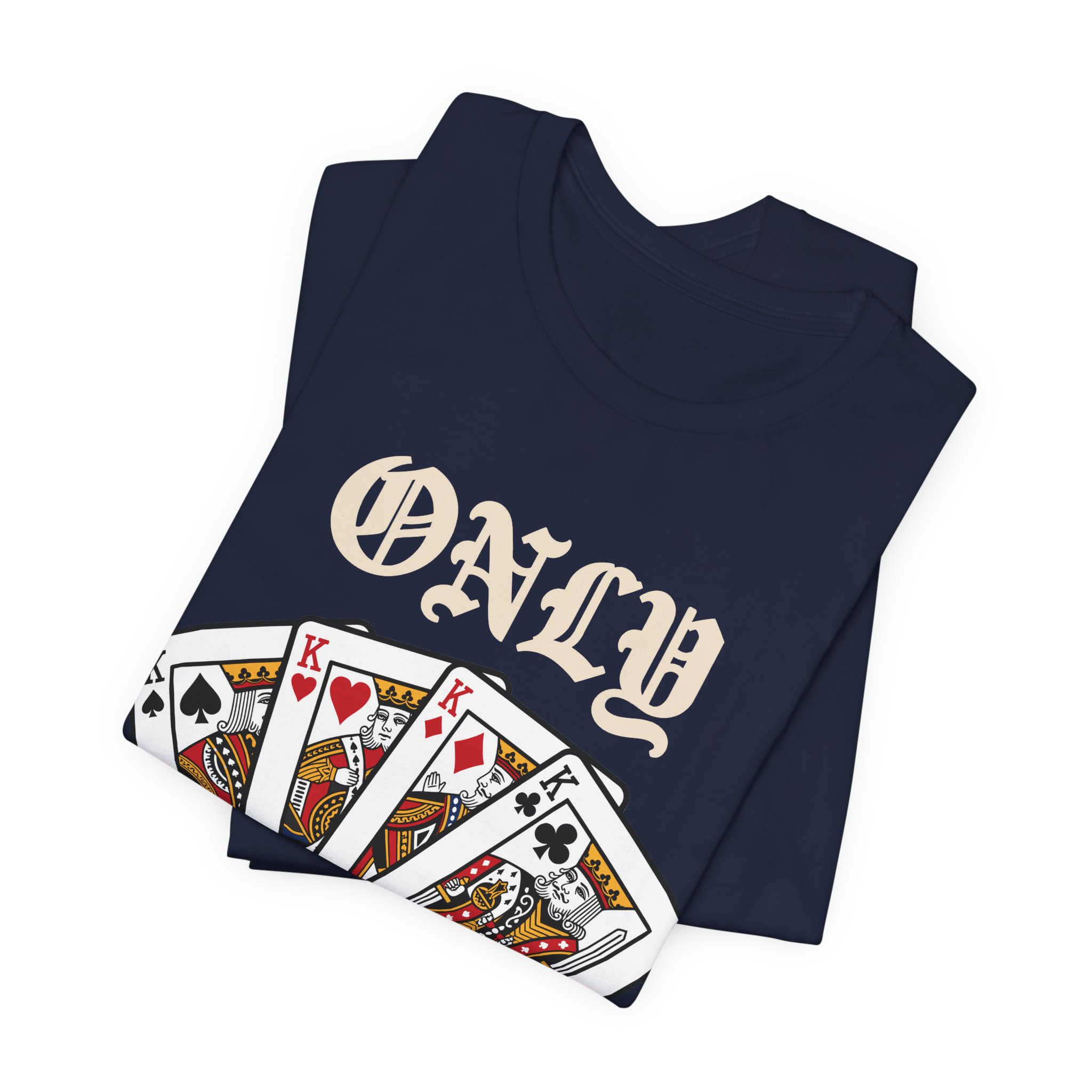 Only Kings Understand Tee in Navy, alternate view