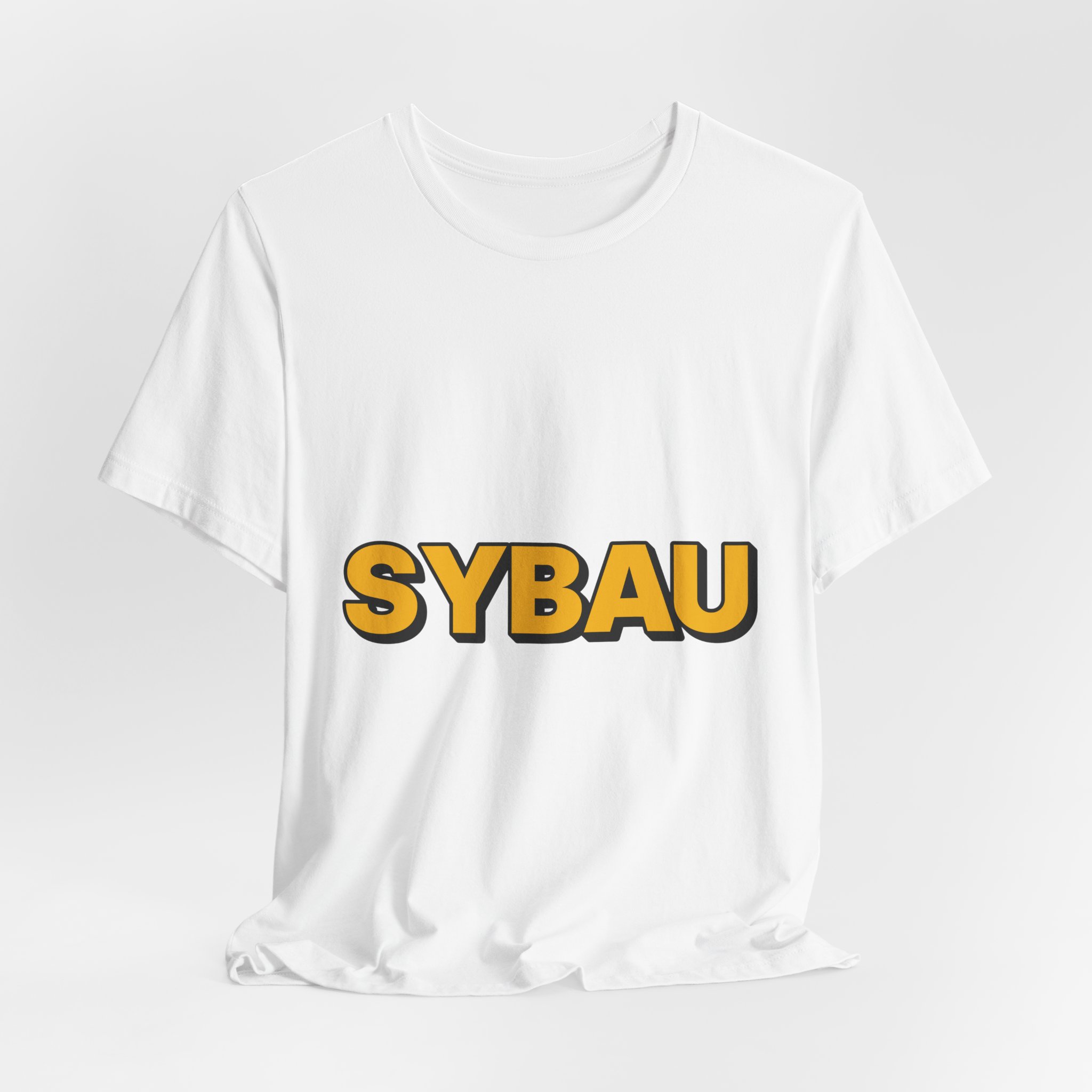 SYBAU Tee in White, alternate view