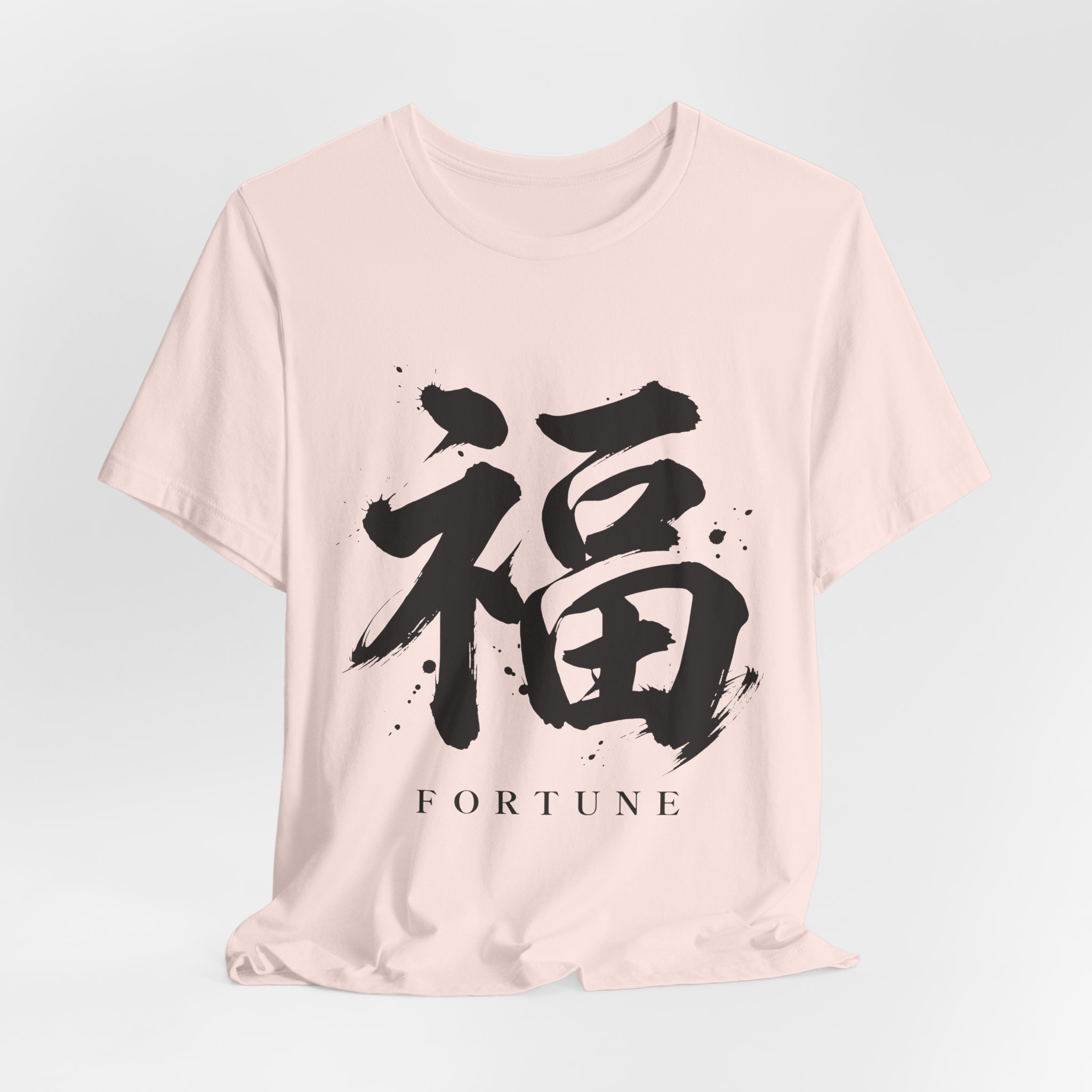 Fortune Kanji Tee in Soft Pink, alternate view