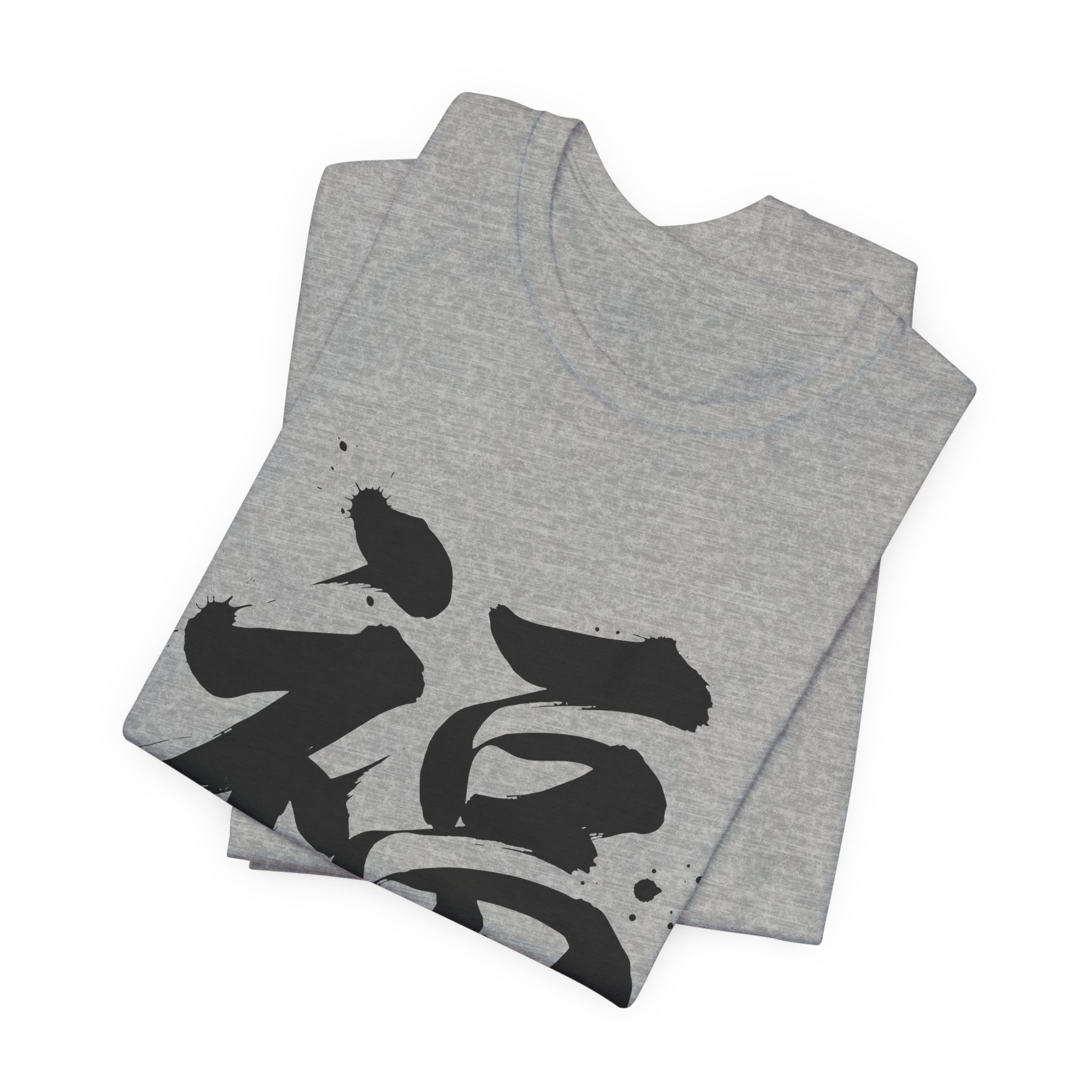 Fortune Kanji Tee in Athletic Heather, alternate view