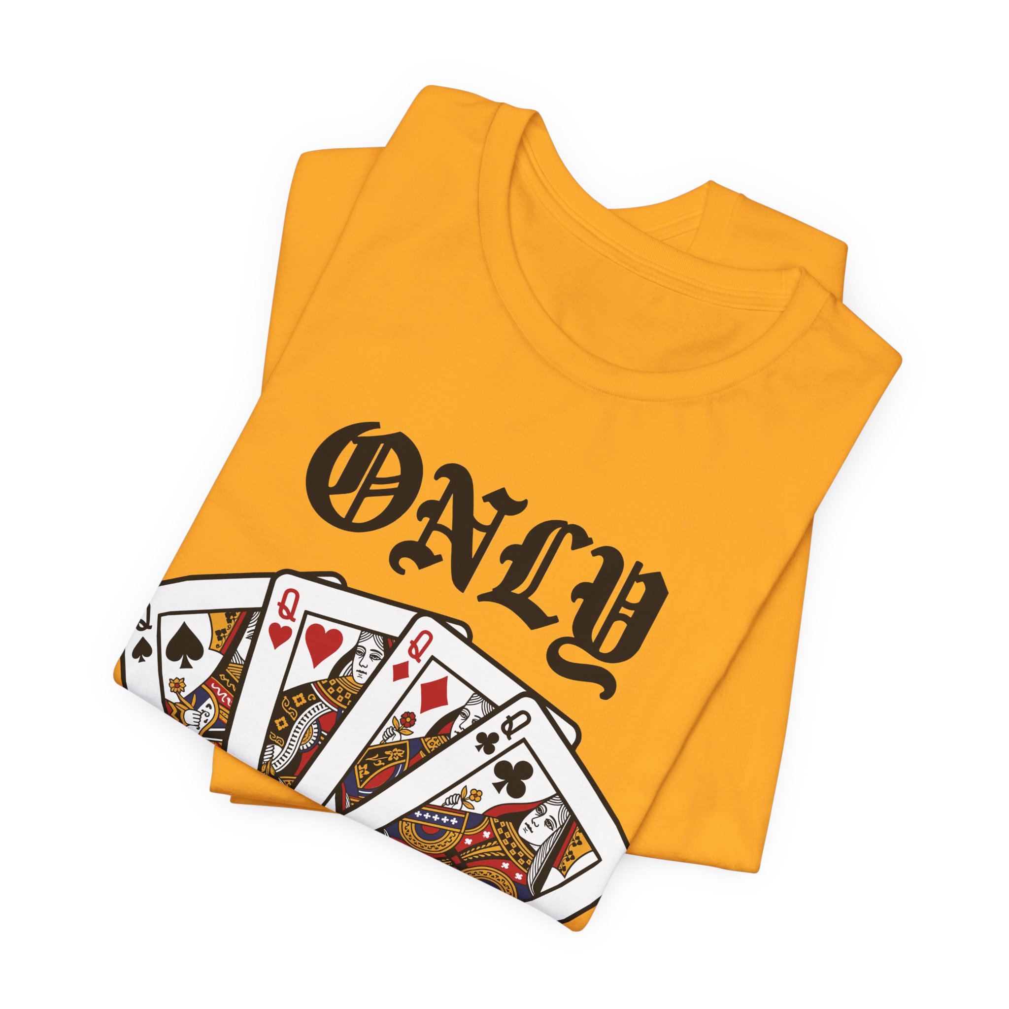 Only Queens Understand Tee in Gold, alternate view