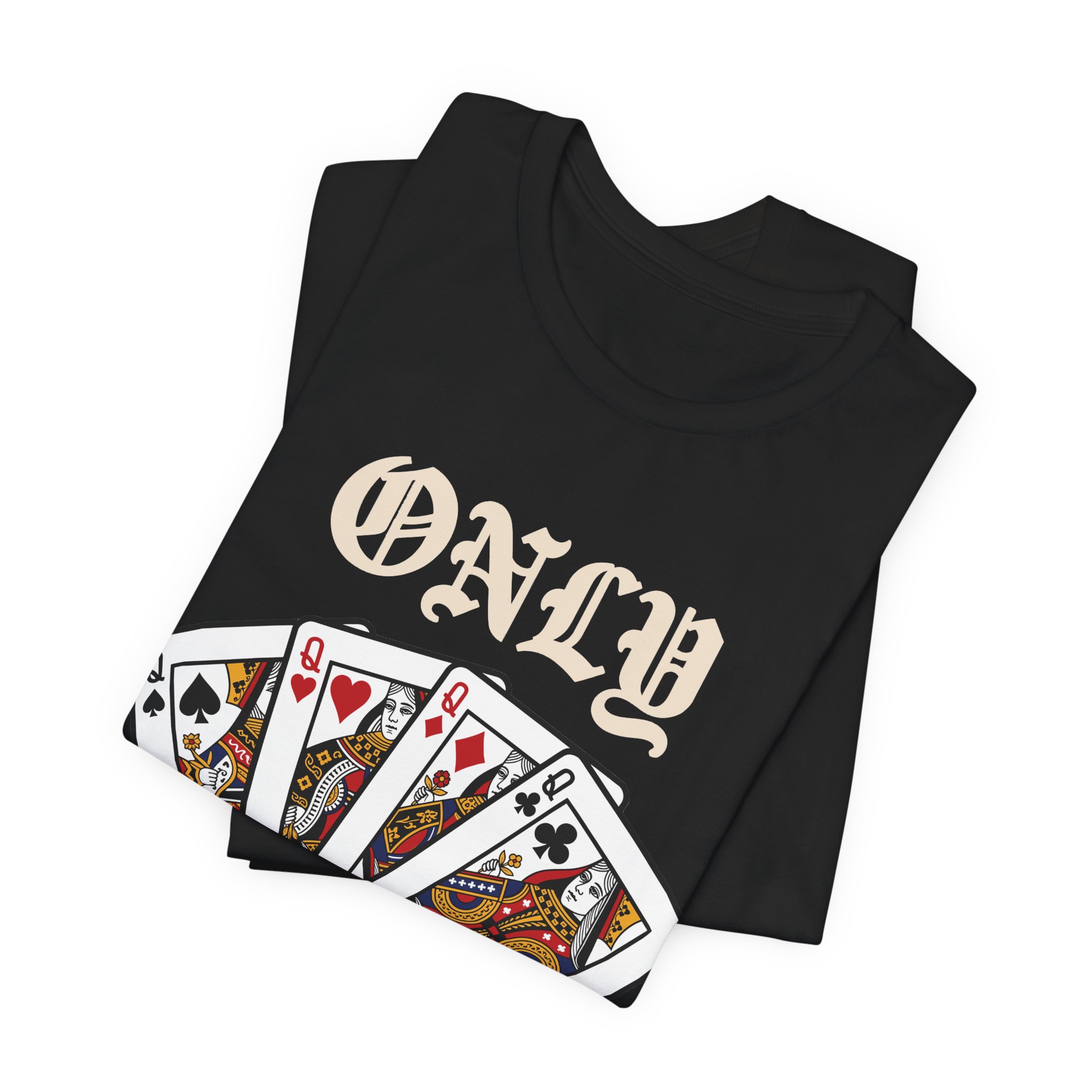 Only Queens Understand Tee in Black, alternate view