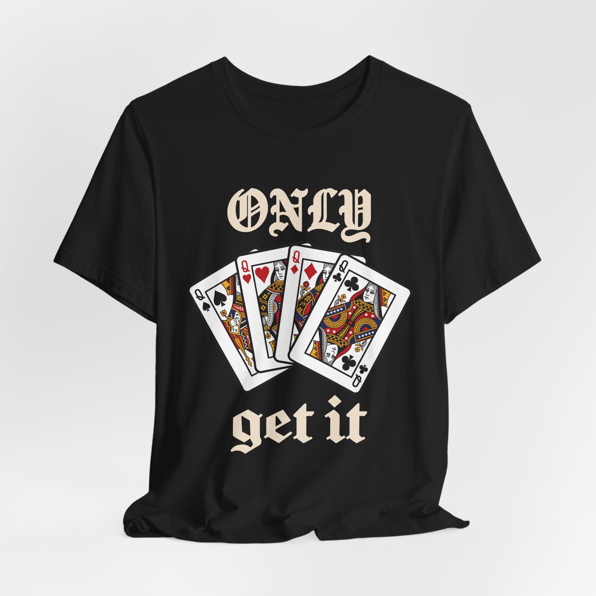 Only Queens Get It Tee in Black, alternate view